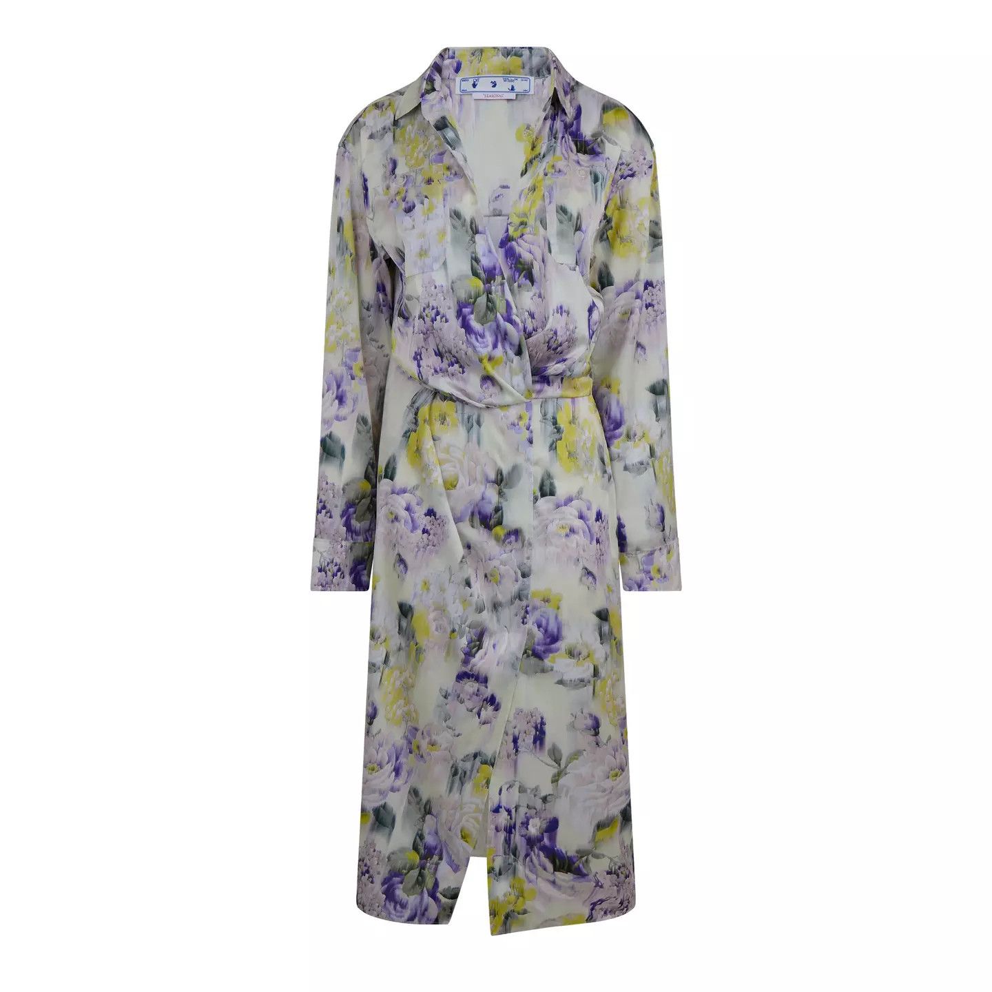Off-White o1y1125 Midi Dress in Multicolor Size S / US 4 / IT 40 - 1 Thumbnail