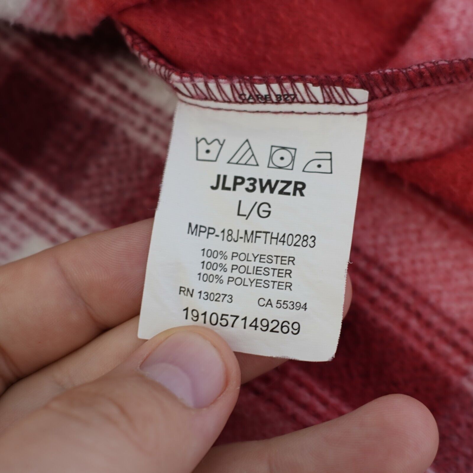 Lee Lee Riders Red Plaid Large Flannel Collared Button Front Shi Size L / US 10 / IT 46 - 9 Thumbnail