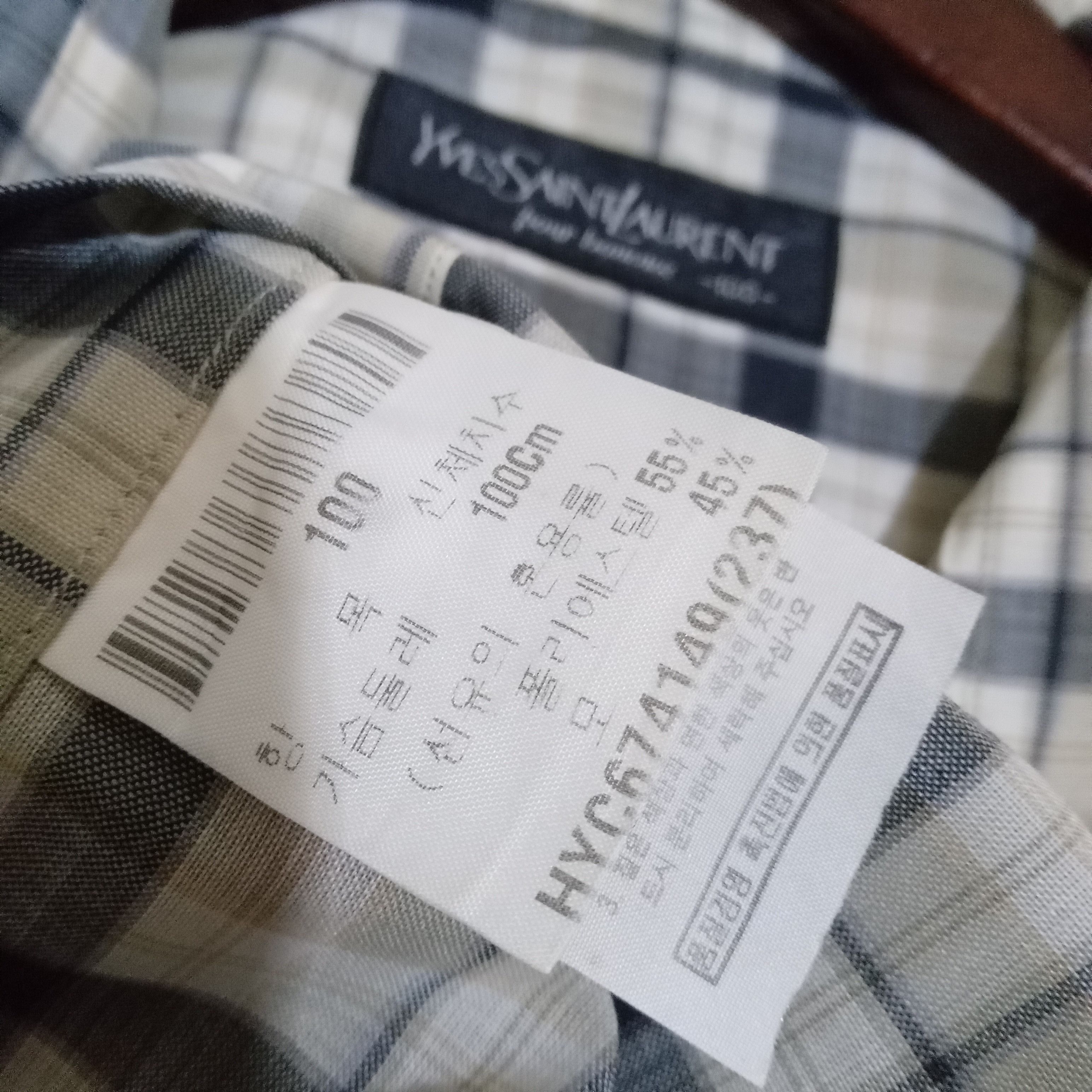 Vintage × Yves Saint Laurent Yves saint laurent shirt YSL Size US L / EU 52-54 / 3 - 5 Thumbnail