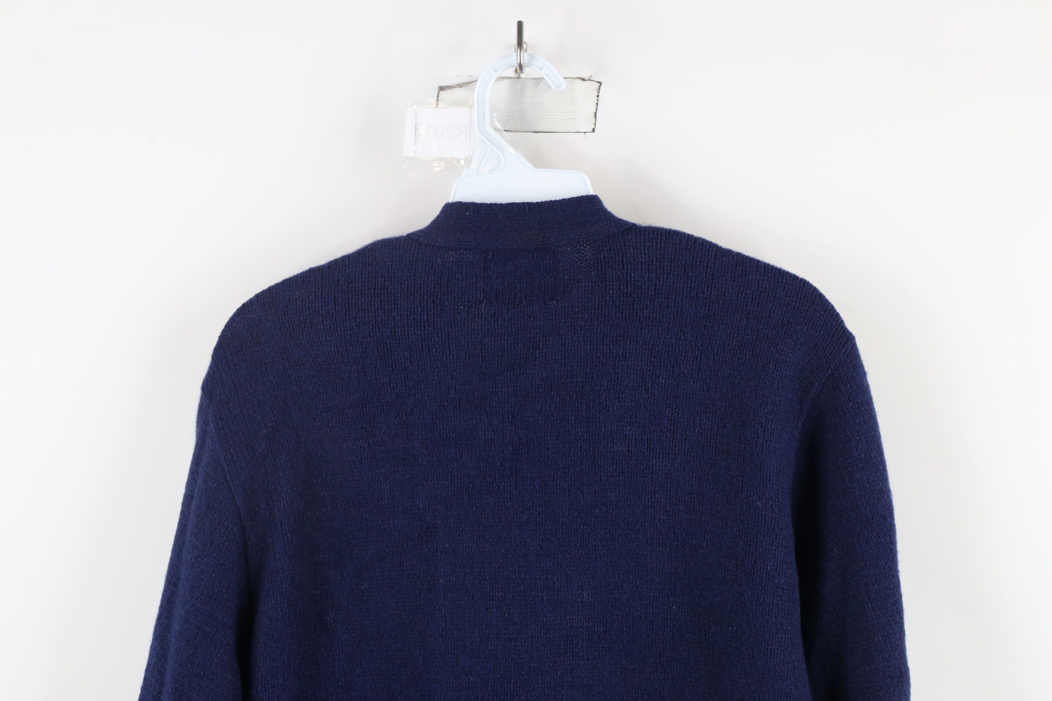 Vintage Vintage 60s 70s Streetwear Cardigan Sweater Navy Blue USA Size US L / EU 52-54 / 3 - 11 Thumbnail