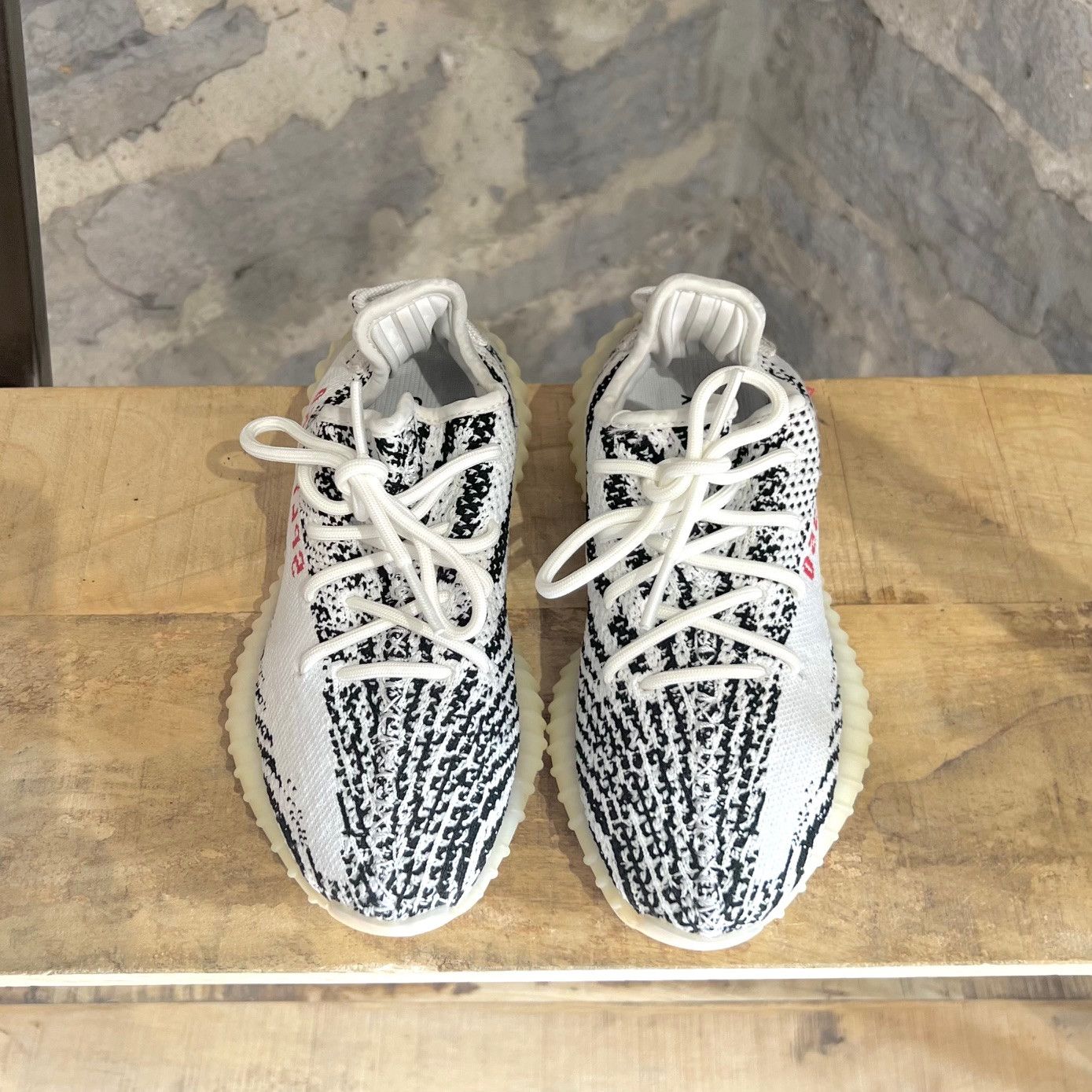 Adidas × Kanye West Adidas Yeezy 350 Boost Zebra Sneakers Size US 6 / IT 36 - 3 Thumbnail