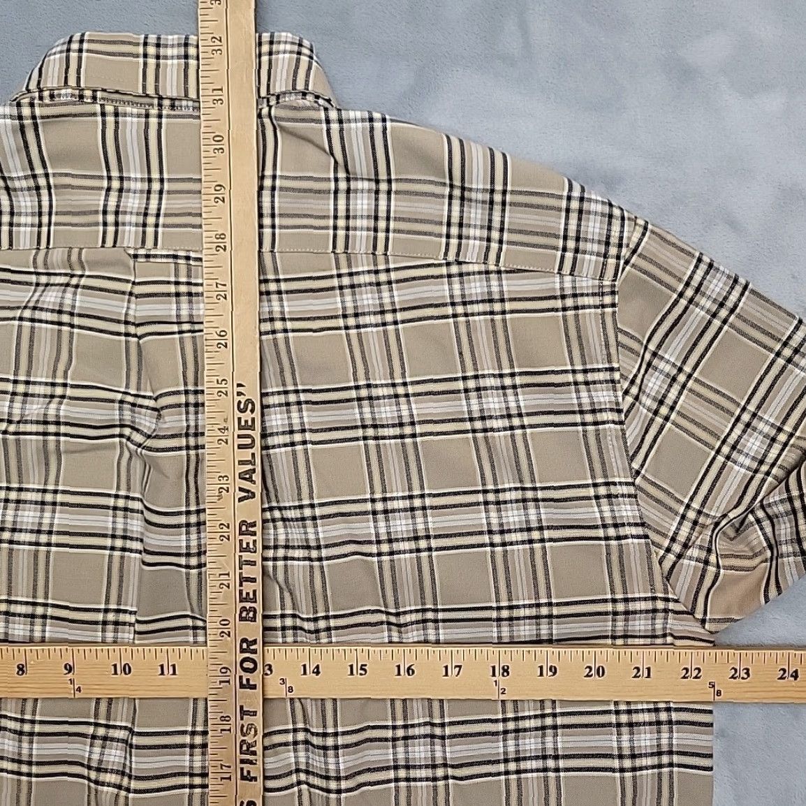 Etro VINTAGE Towncraft Shirt Mens M Beige Black Plaid Button-Down Short Sleeve Retro Shirt Mens M Beige Black Plaid Button-Down Short Sleeve Retro Size US M / EU 48-50 / 2 - 7 Thumbnail