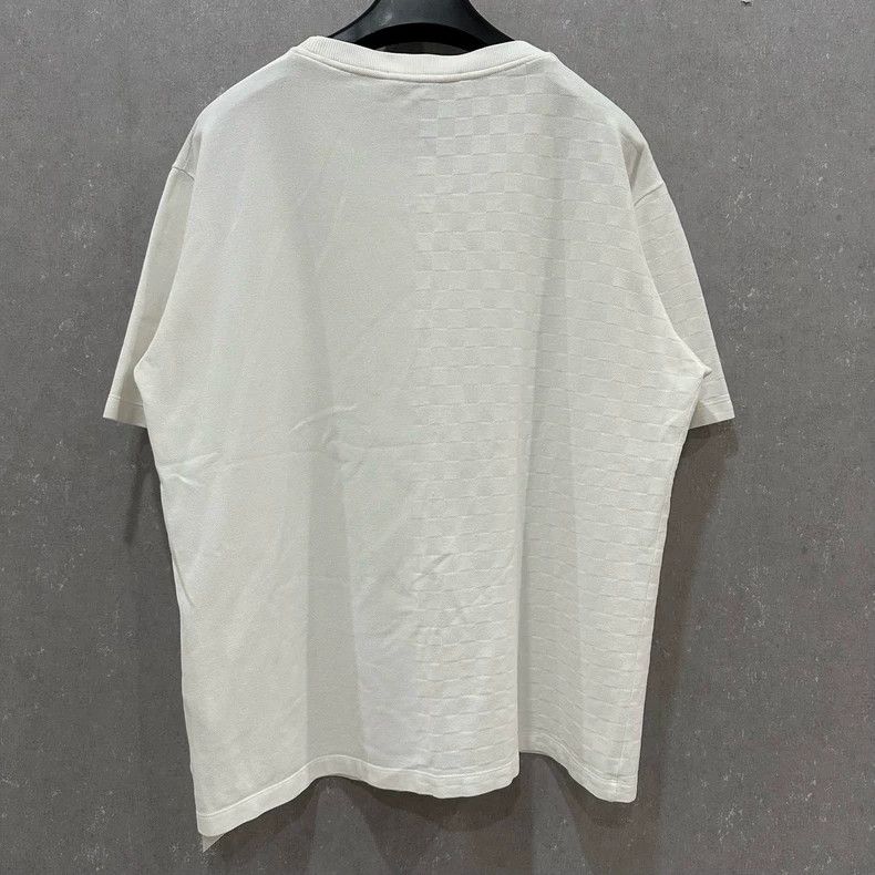 Louis Vuitton Louis Vuitton size 4l White checkerboard short sleeve Size US M / EU 48-50 / 2 - 2 Thumbnail