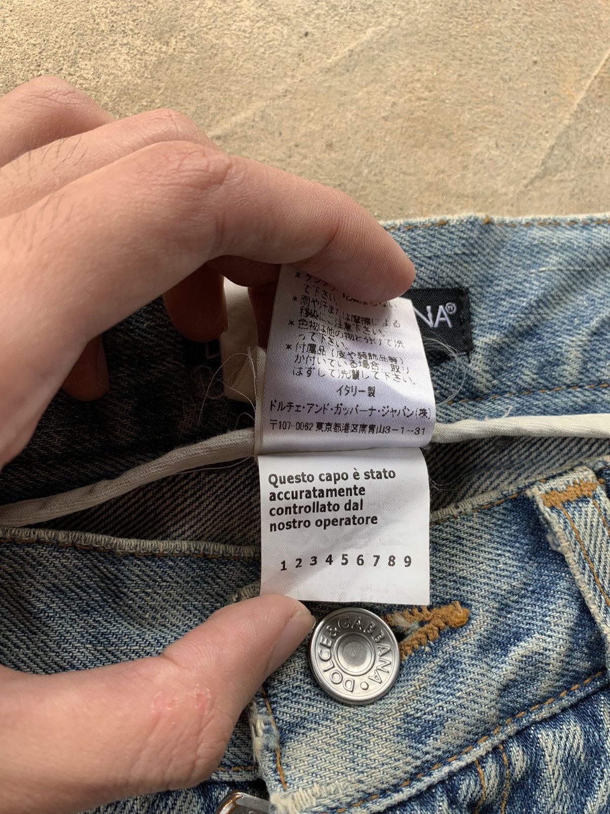Dolce & Gabbana Distressed Denim