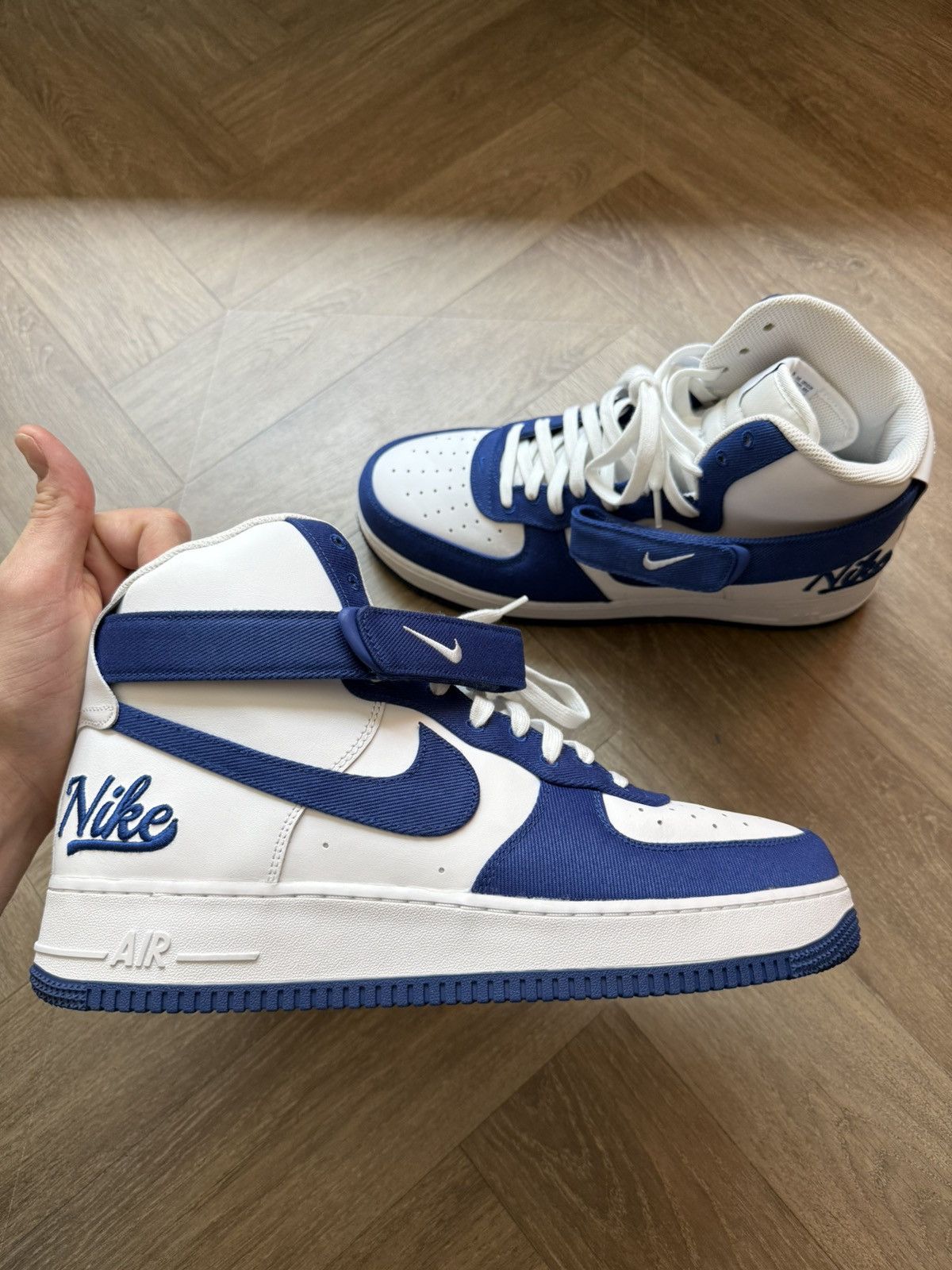Nike Nike Air Force 1 High EMB Dodgers Size 12 Size US 12 / EU 45 - 2 Thumbnail