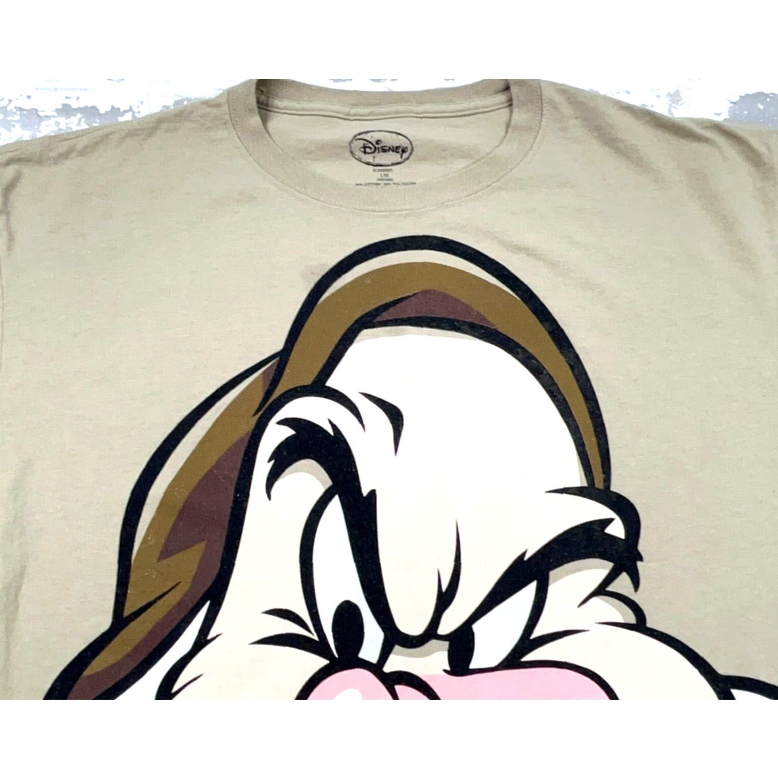 Disney Disney Shirt Men Large Brown Tan Grumpy Tee All Over Print Walt World Vintage No Size US L / EU 52-54 / 3 - 2 Thumbnail
