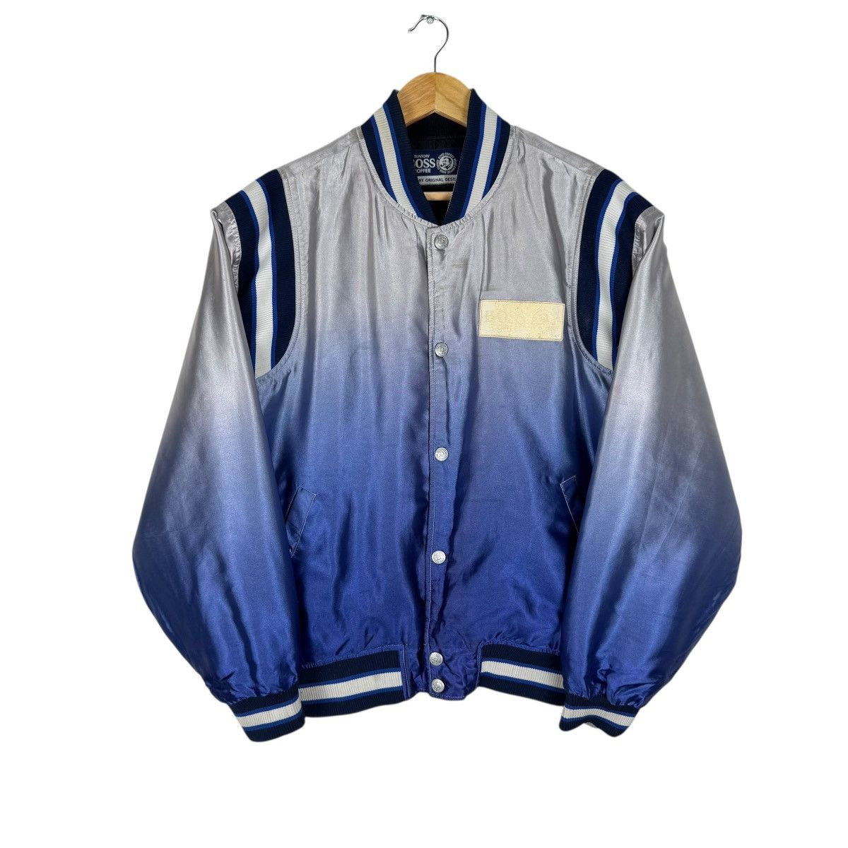 Japanese Brand ⚡️SUNTORY BOSS COFFEE REVERSIBLE BOMBER JACKET Size US L / EU 52-54 / 3 - 7 Thumbnail