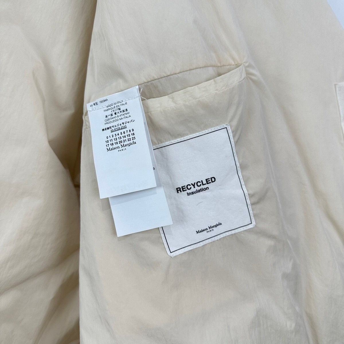 Maison Margiela Maison Margiela 10 ivory oversized down trench coat Size US L / EU 52-54 / 3 - 5 Thumbnail