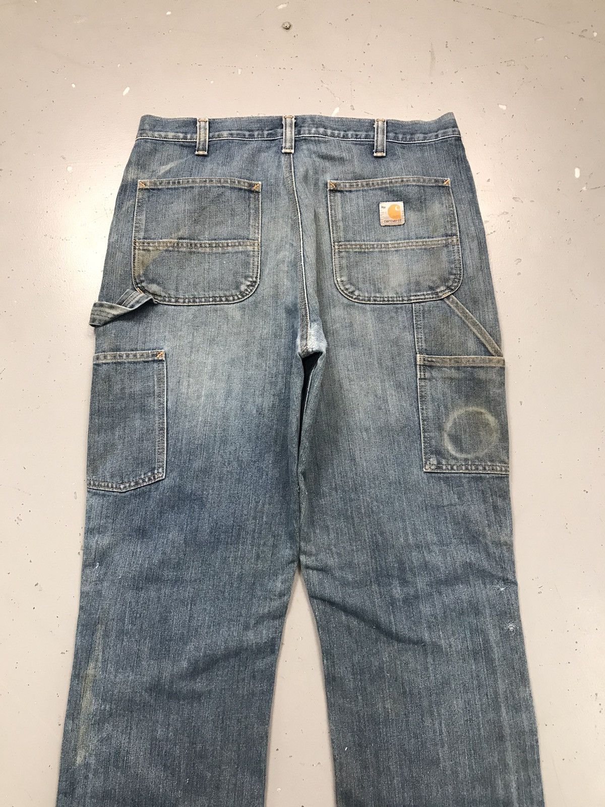 Carhartt Vintage Carhartt dusty double knee workwear denim Size US 36 / EU 52 - 14 Thumbnail