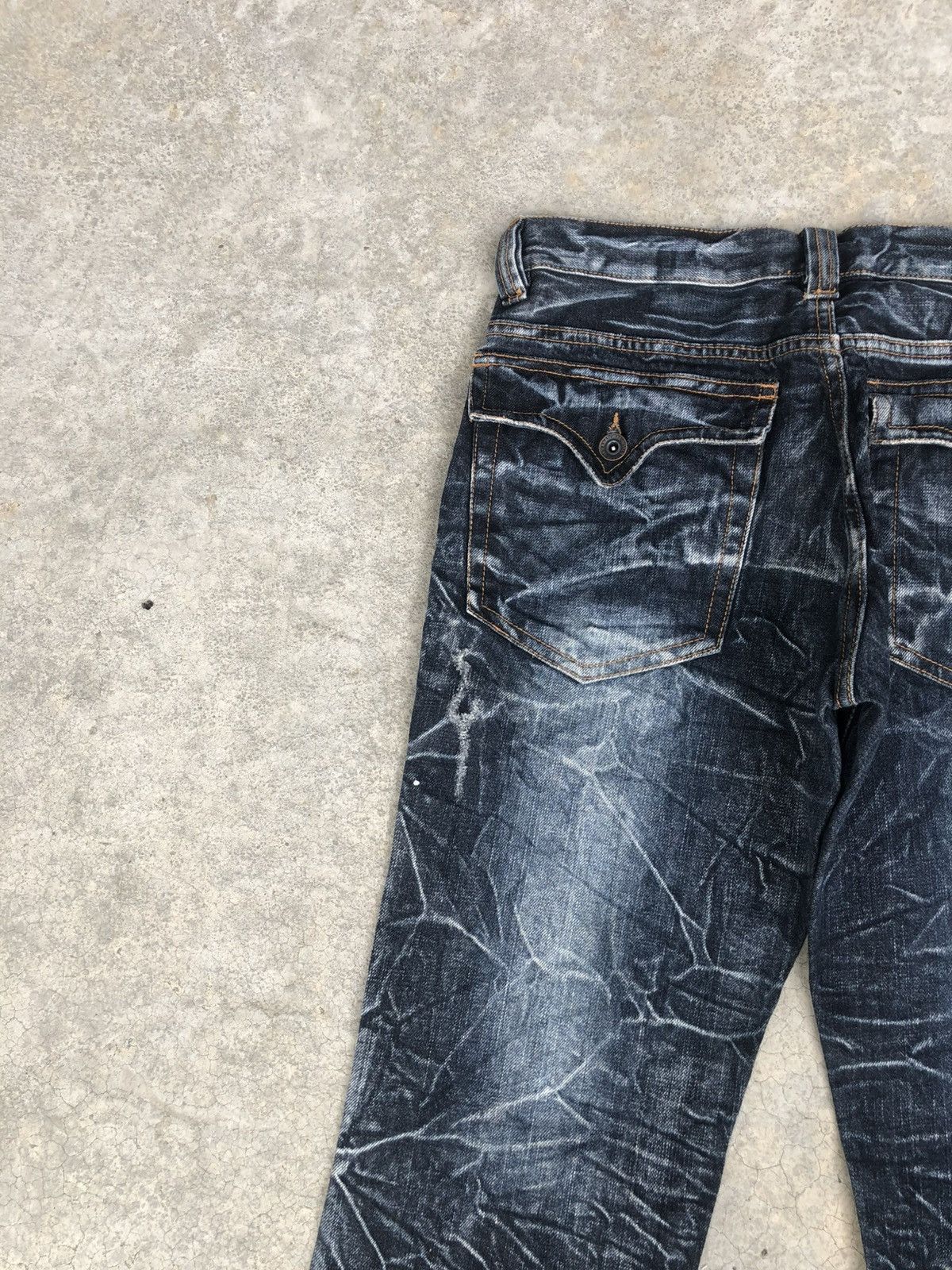If Six Was Nine Japanese Nylaus Flared Jeans Distressed Jeans Size US 30 / EU 46 - 9 Thumbnail