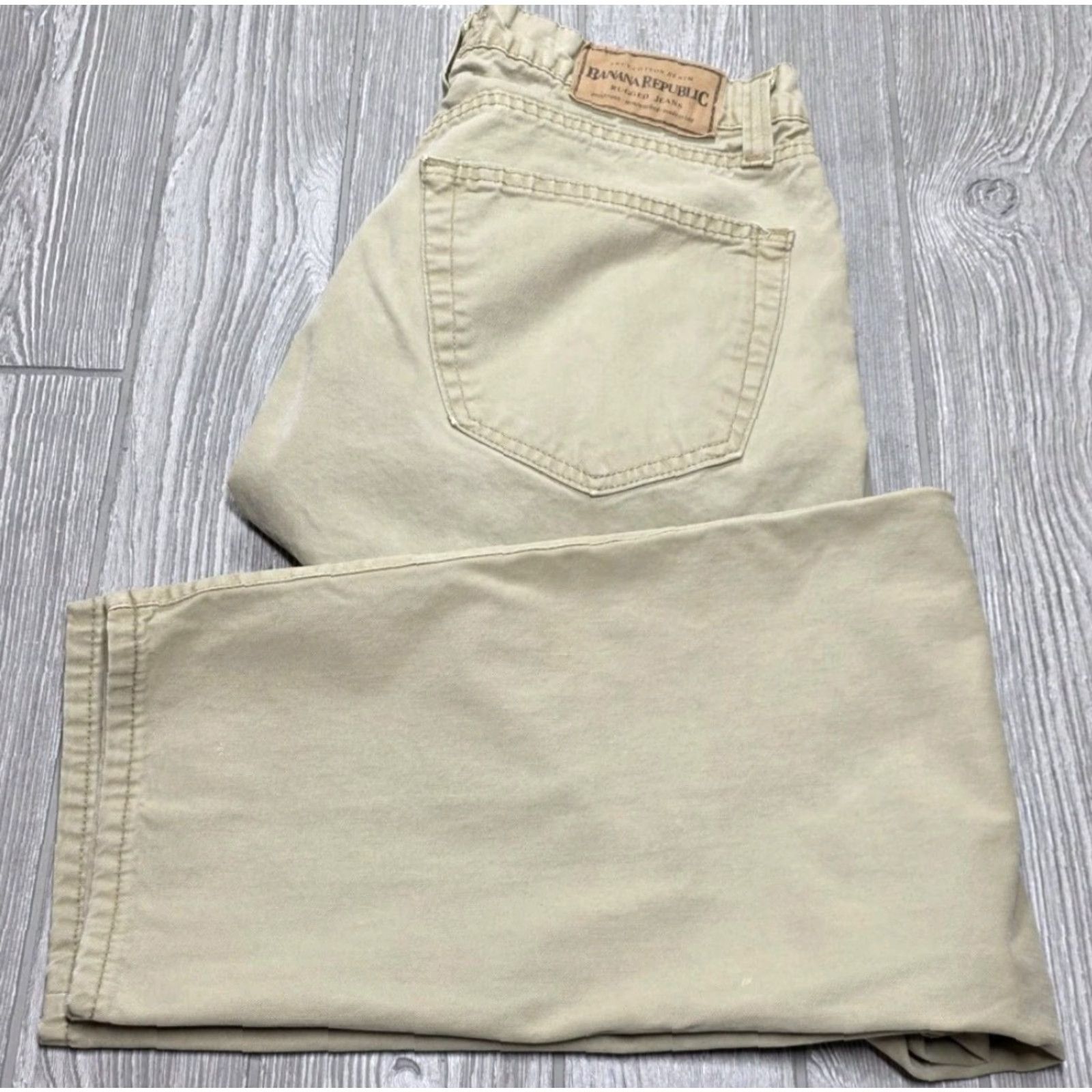 Banana Republic VINTAGE Banana Republic Jeans Buttonfly 36R Men 35x30 Rugged Safari 90s Greece Denim Jeans Shirt? Size US 36 / EU 52 - 2 Thumbnail