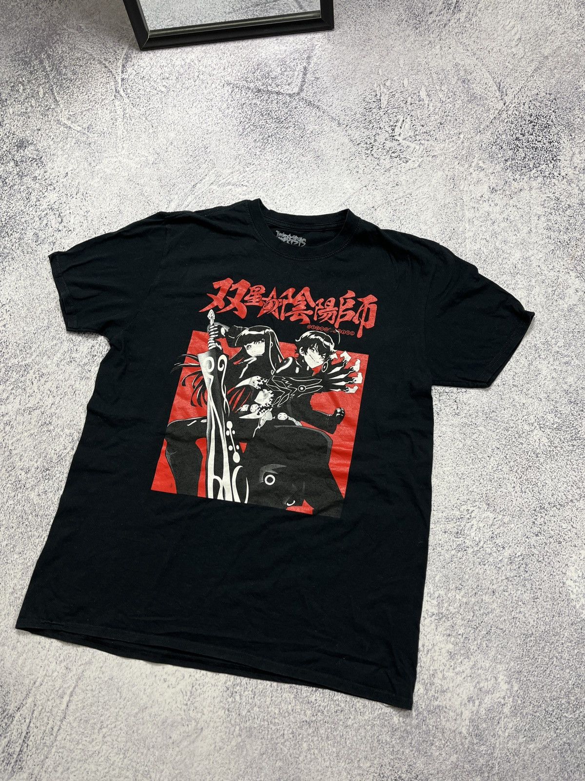 Anime × Cartoon Network × Vintage Vintage Anime Graphic T Shirt Twin Star Exorcists Cartoon Size US XL / EU 56 / 4 - 3 Thumbnail