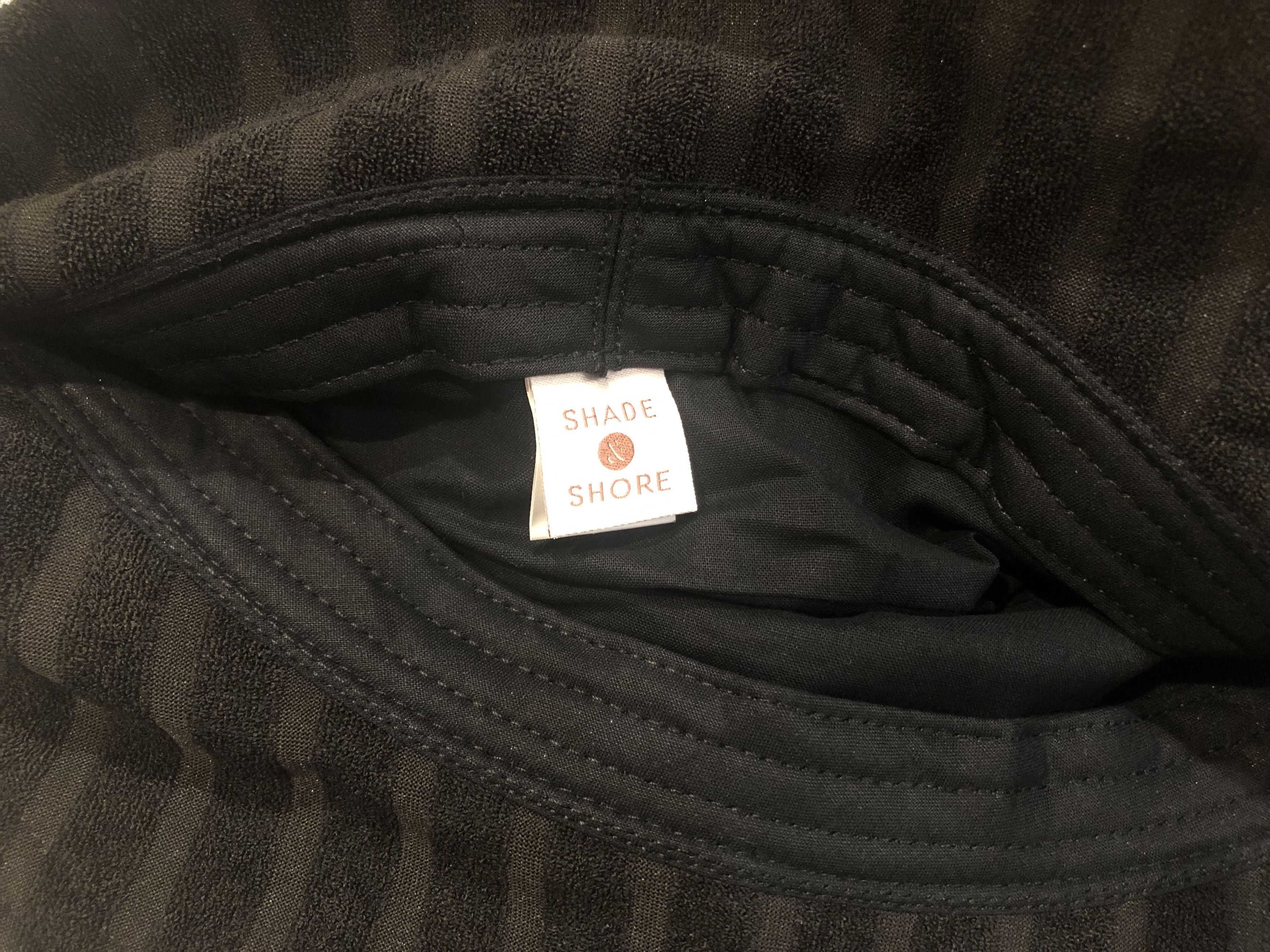 Other Shade & Shore striped black jacquard terry bucket hat Size ONE SIZE - 7 Thumbnail