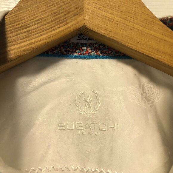 BUGATCHI bugatchi men's white cotton casual shirt size: M shaped fit Size US M / EU 48-50 / 2 - 4 Thumbnail