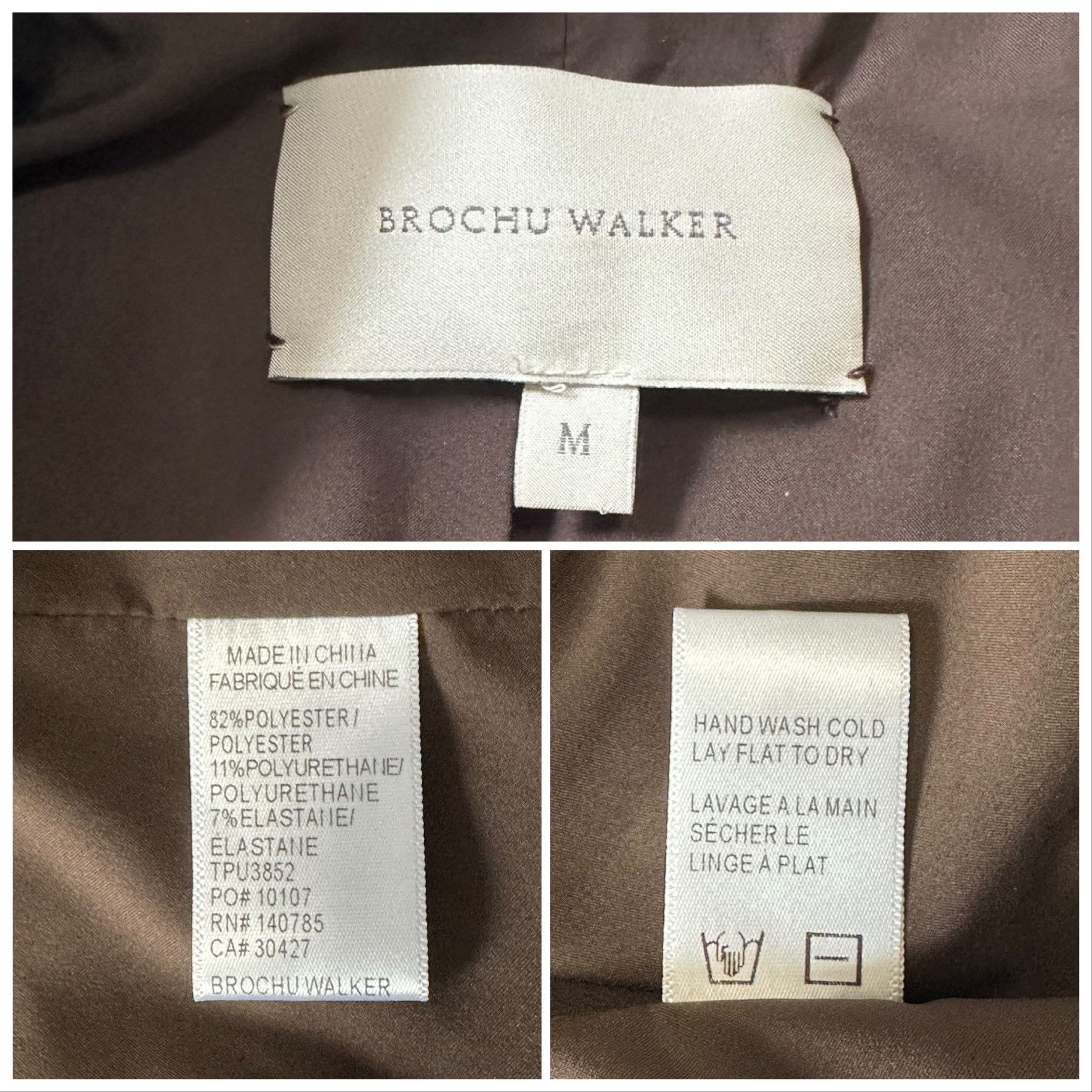 Brochu Walker Brochu Walker The Farley Single-Button Vegan Leather Blazer Size M / US 6-8 / IT 42-44 - 5 Thumbnail