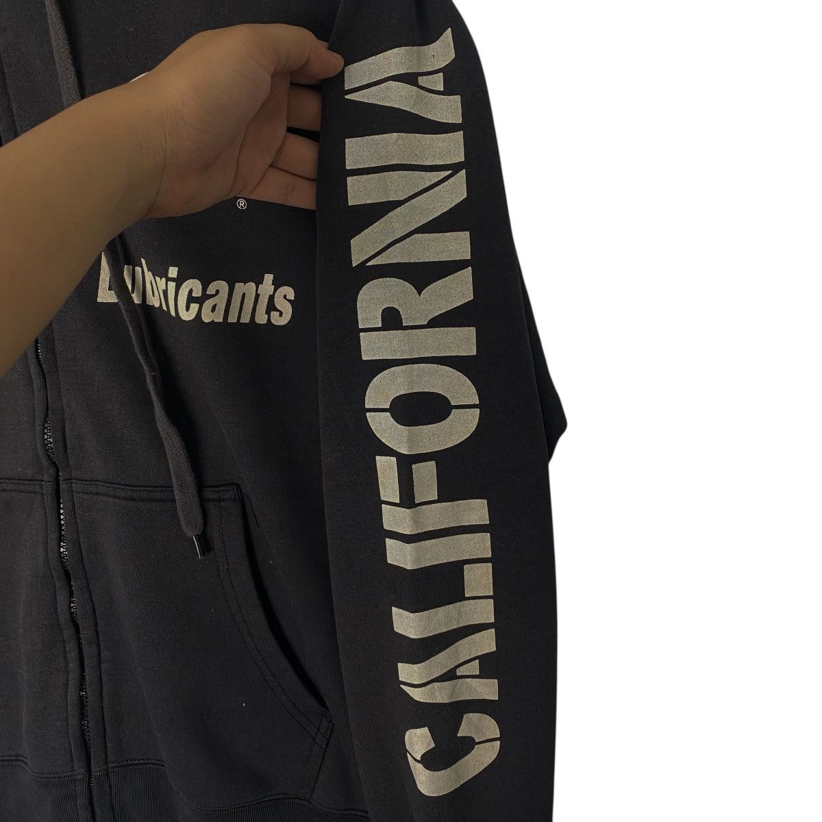 Vintage Vintage 76 Lubricants Hoodie Sweater Big Printed Black SizeL Size US L / EU 52-54 / 3 - 5 Thumbnail