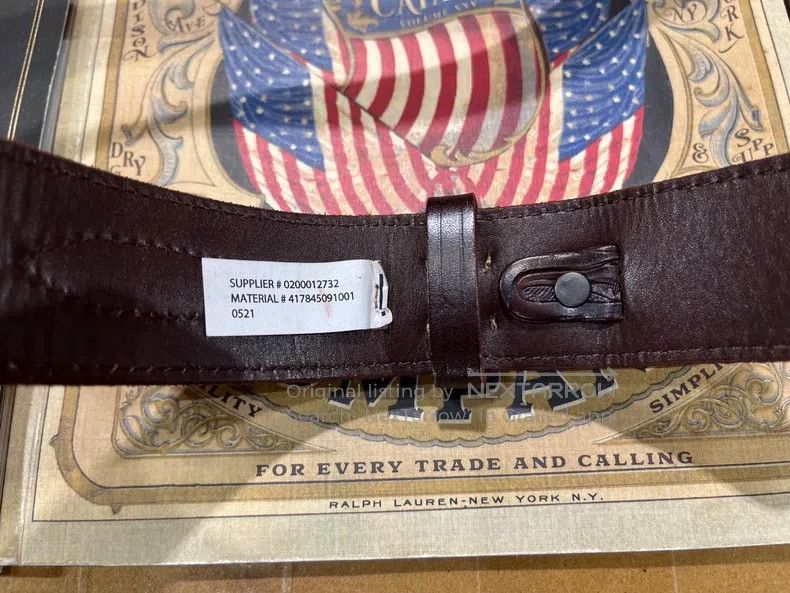 RRL Ralph Lauren RRL Ralph Lauren Cavalry Belt Size ONE SIZE - 6 Thumbnail