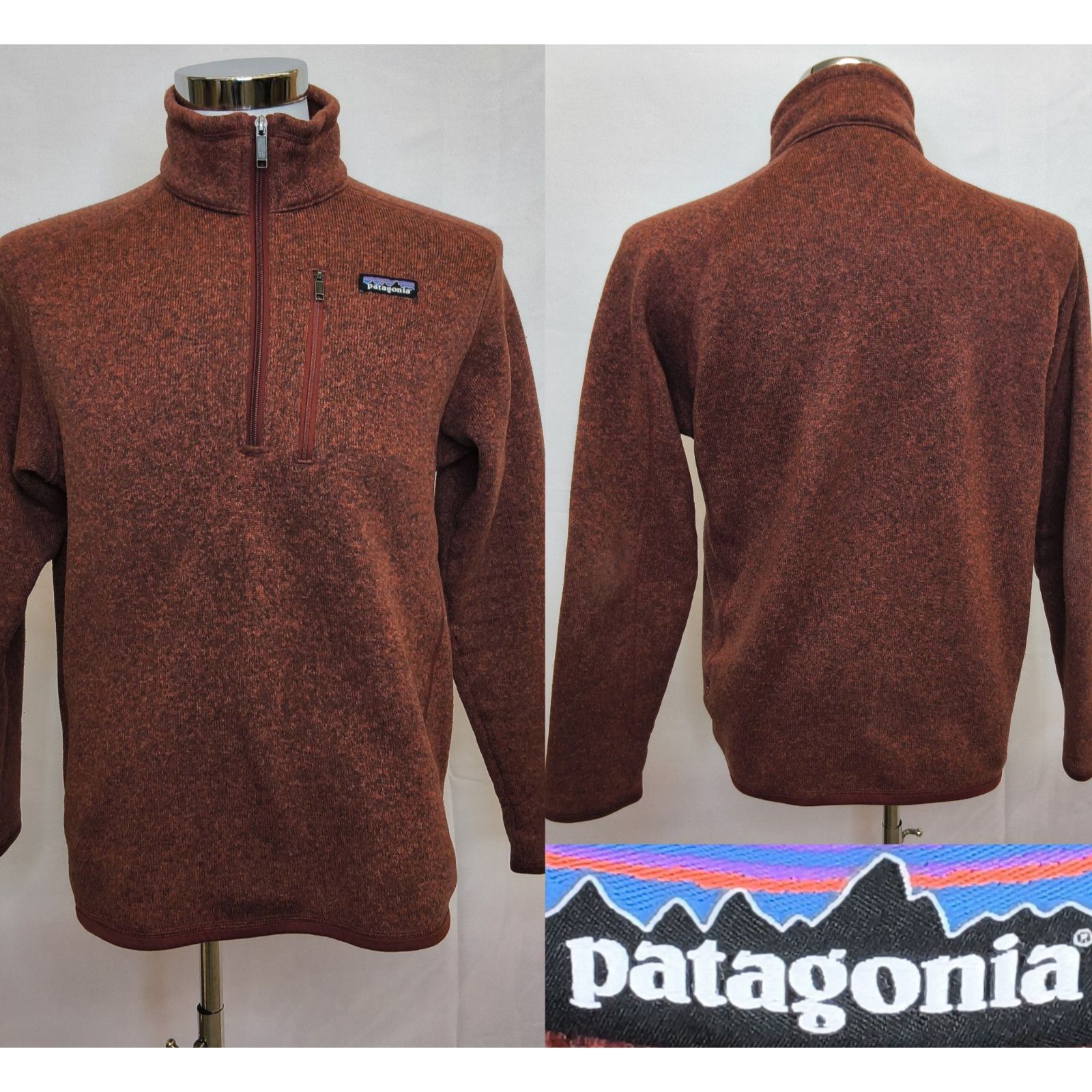 Patagonia Patagonia Better Sweater Men's M Red 1/4 Zip Fleece Lined Size US M / EU 48-50 / 2 - 1 Thumbnail