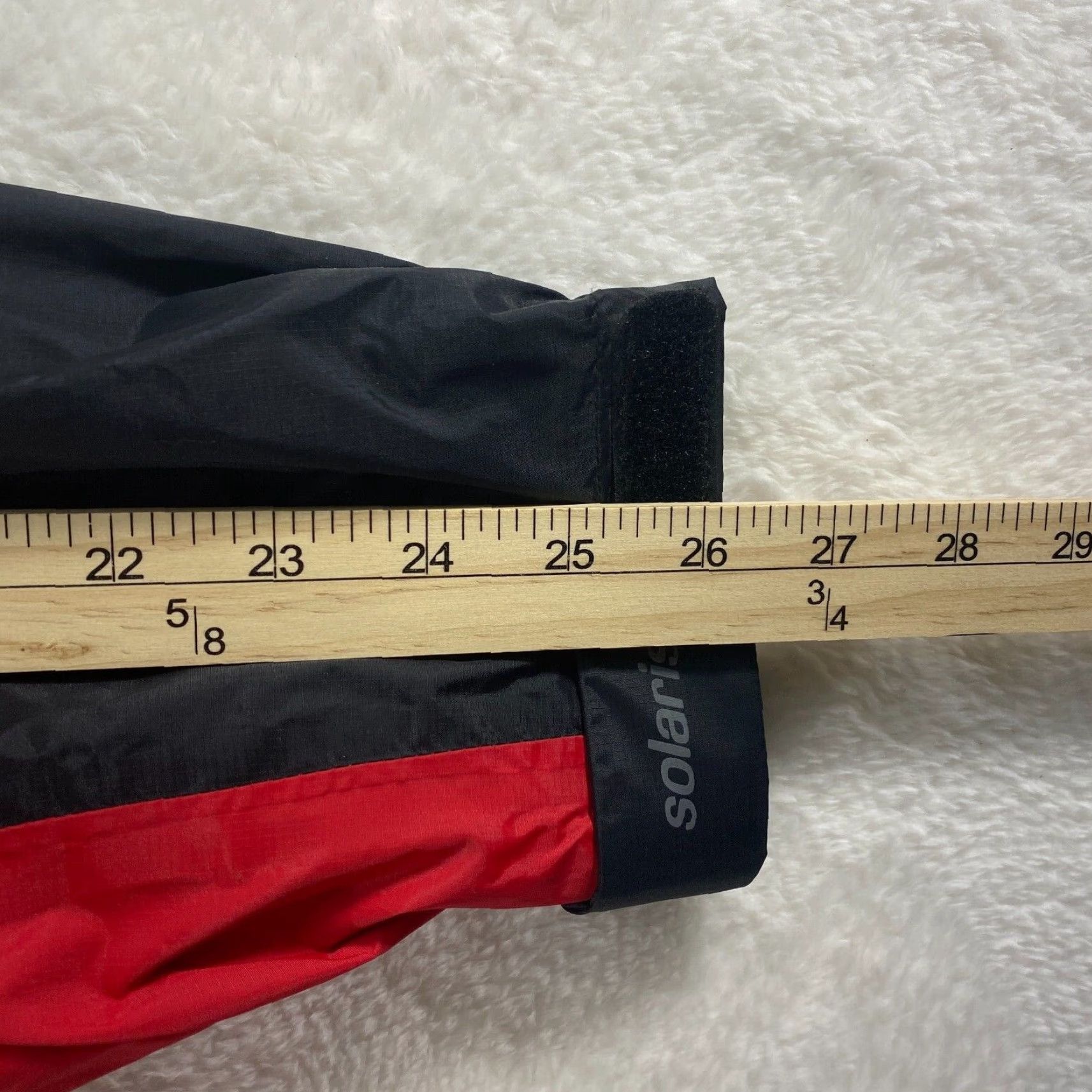 Vintage New Solaris Waterproof Breathable Rain Jacket Windbreaker Red Black Mens Large Size US L / EU 52-54 / 3 - 6 Thumbnail