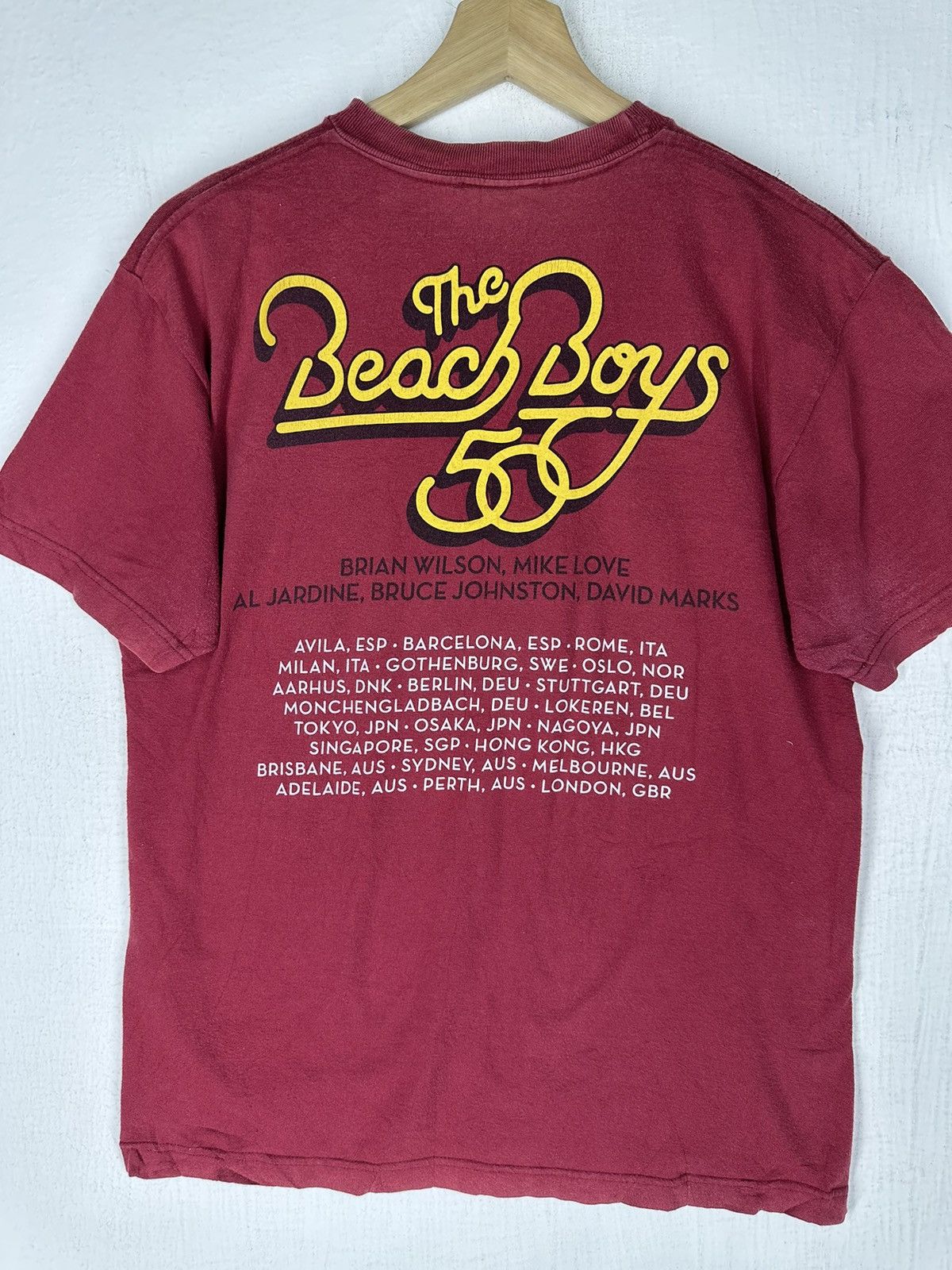 Band Tees Vintage The Beach Boys 50th Anniversary Surfboard Tour Tee Size US M / EU 48-50 / 2 - 4 Thumbnail