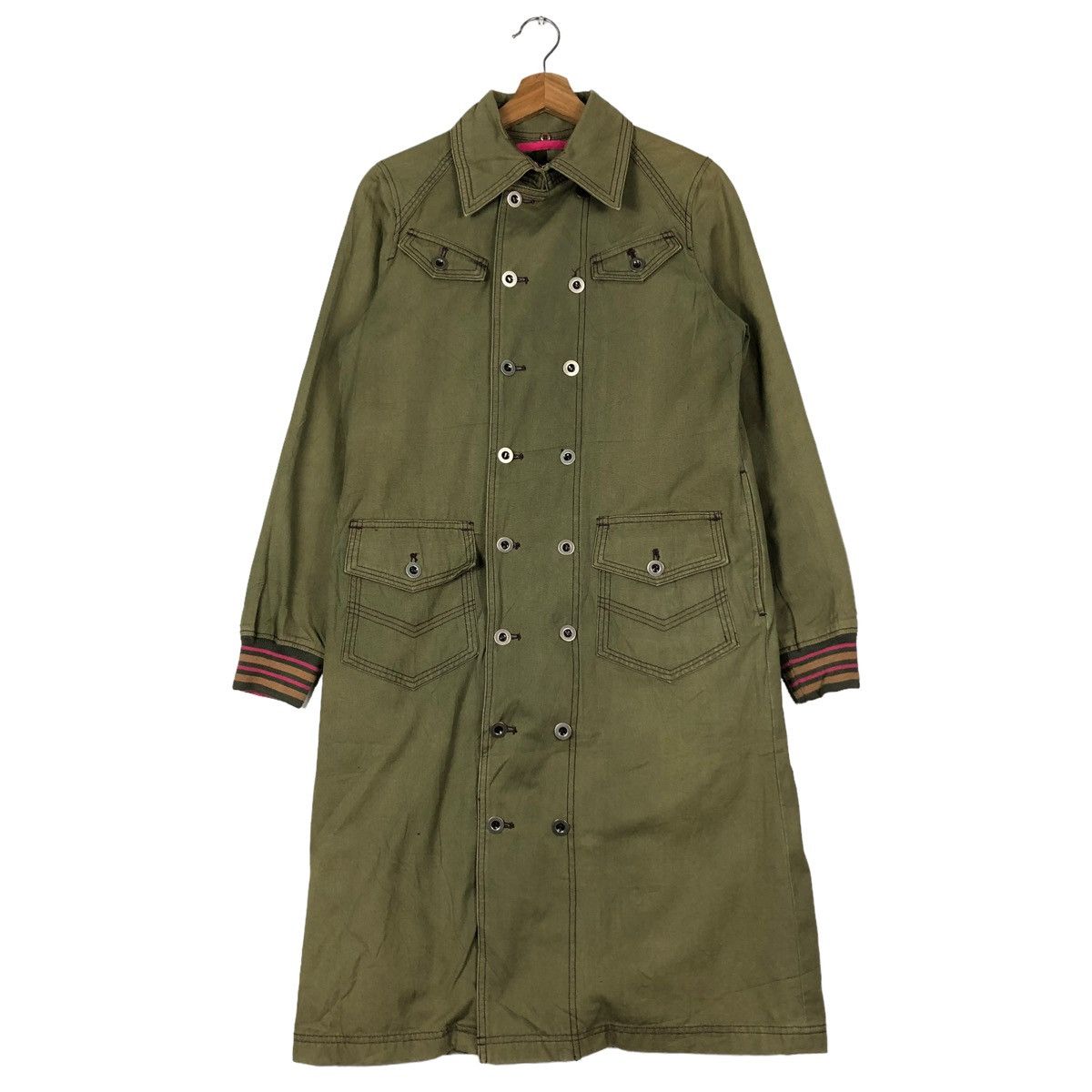 Hysteric Glamour 🔥VINTAGE LONG JACKET ALGON QUINS MILITARY DESIGN JAPAN MADE Size US M / EU 48-50 / 2 - 1 Thumbnail