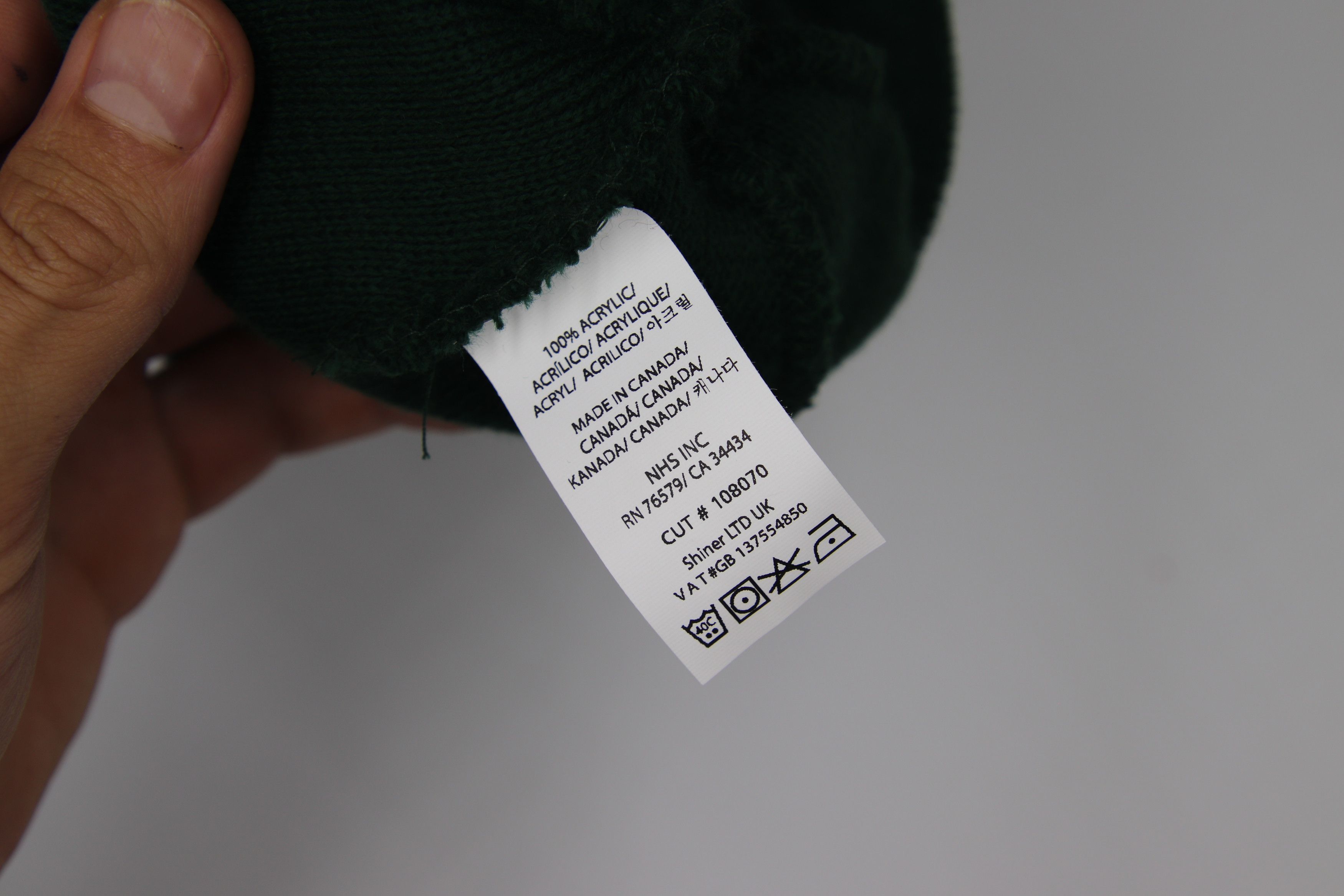 Santa Cruz Skateboards Santa Cruz Screaming Hand Logo Beanie Green Black Size ONE SIZE - 3 Thumbnail