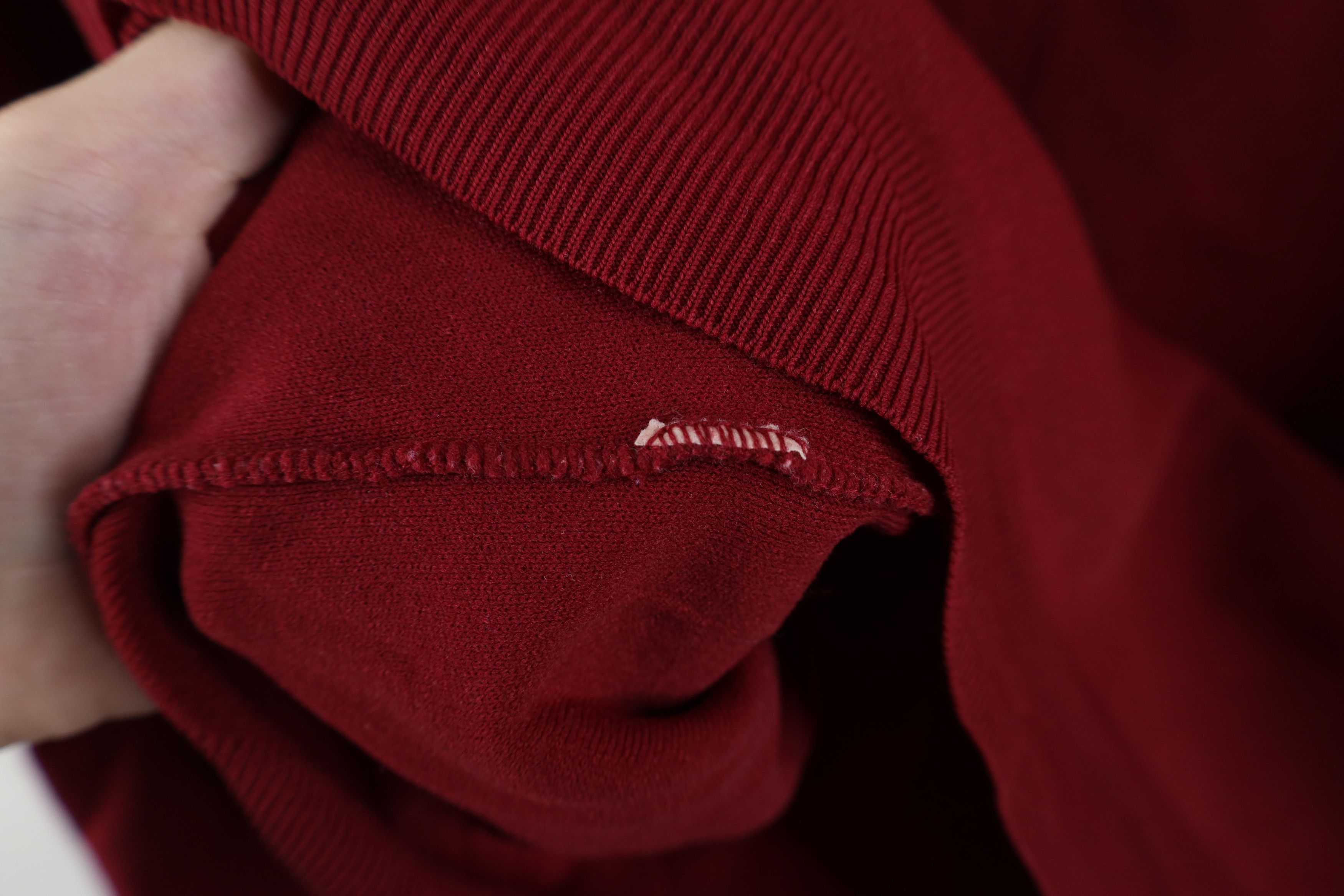Vintage Vintage 60s 70s Streetwear Lon Knit Turtleneck Shirt Red USA Size US L / EU 52-54 / 3 - 8 Thumbnail