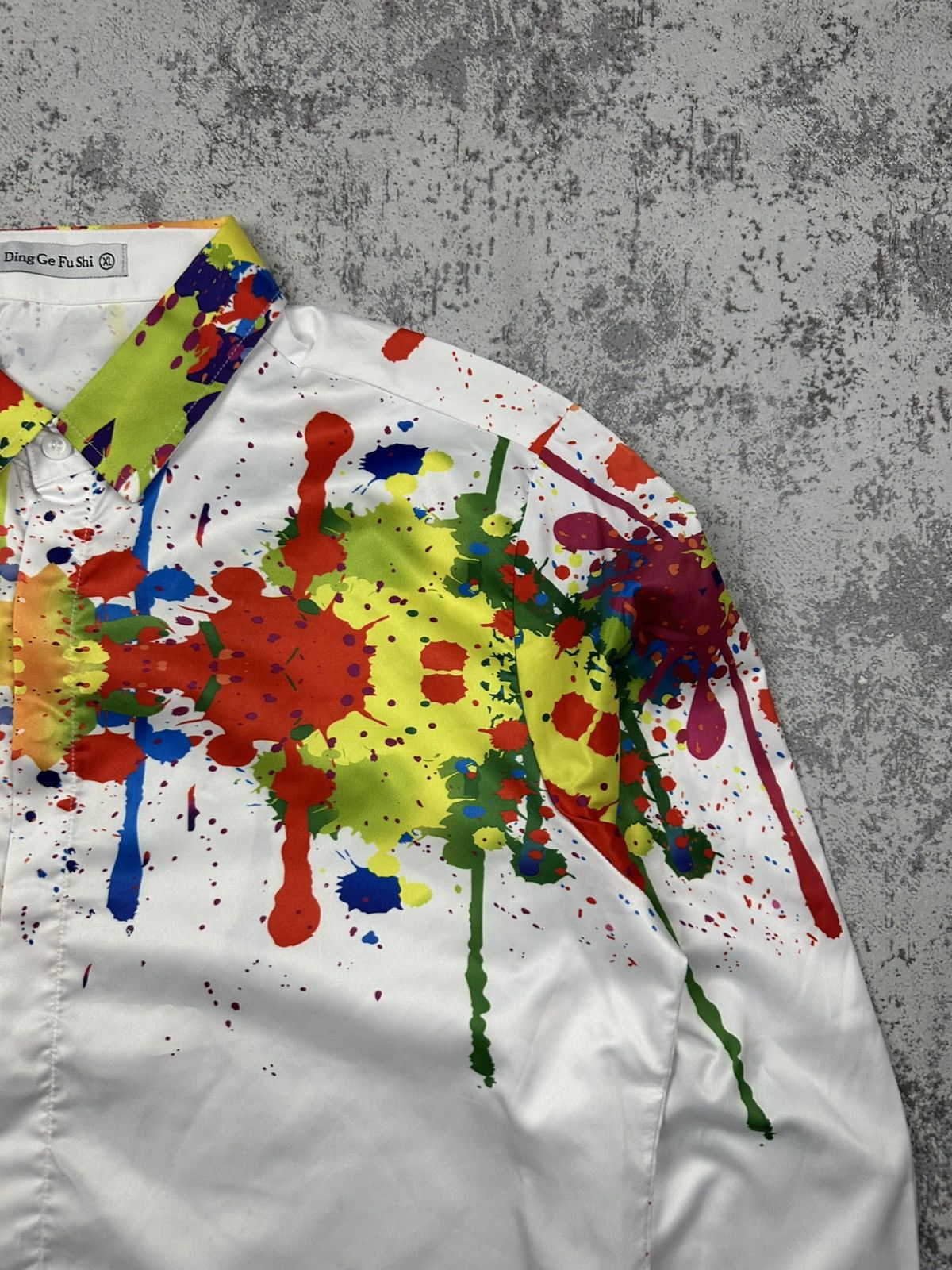 Other Y2K Shirt Paint Splatter Abstract Art Size US M / EU 48-50 / 2 - 5 Thumbnail
