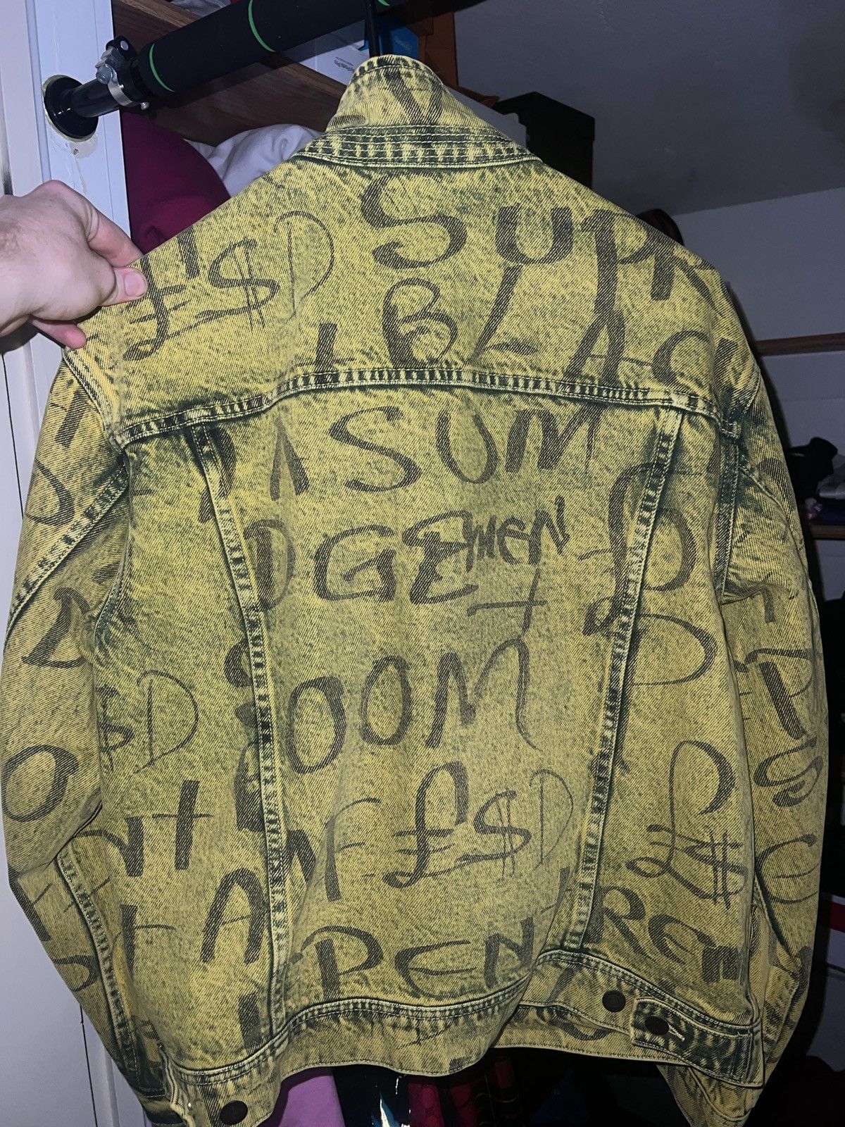 Supreme RARE supreme x Lee Scratch Perry denim jacket Size US M / EU 48-50 / 2 - 3 Thumbnail