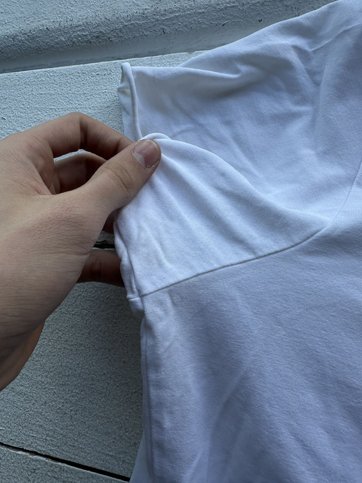 Rundholz RUNDHOLZ 🚨 WHITE T-SHIRT RARE AVANT GARDE OPIUM Size L / US 10 / IT 46 - 17 Thumbnail