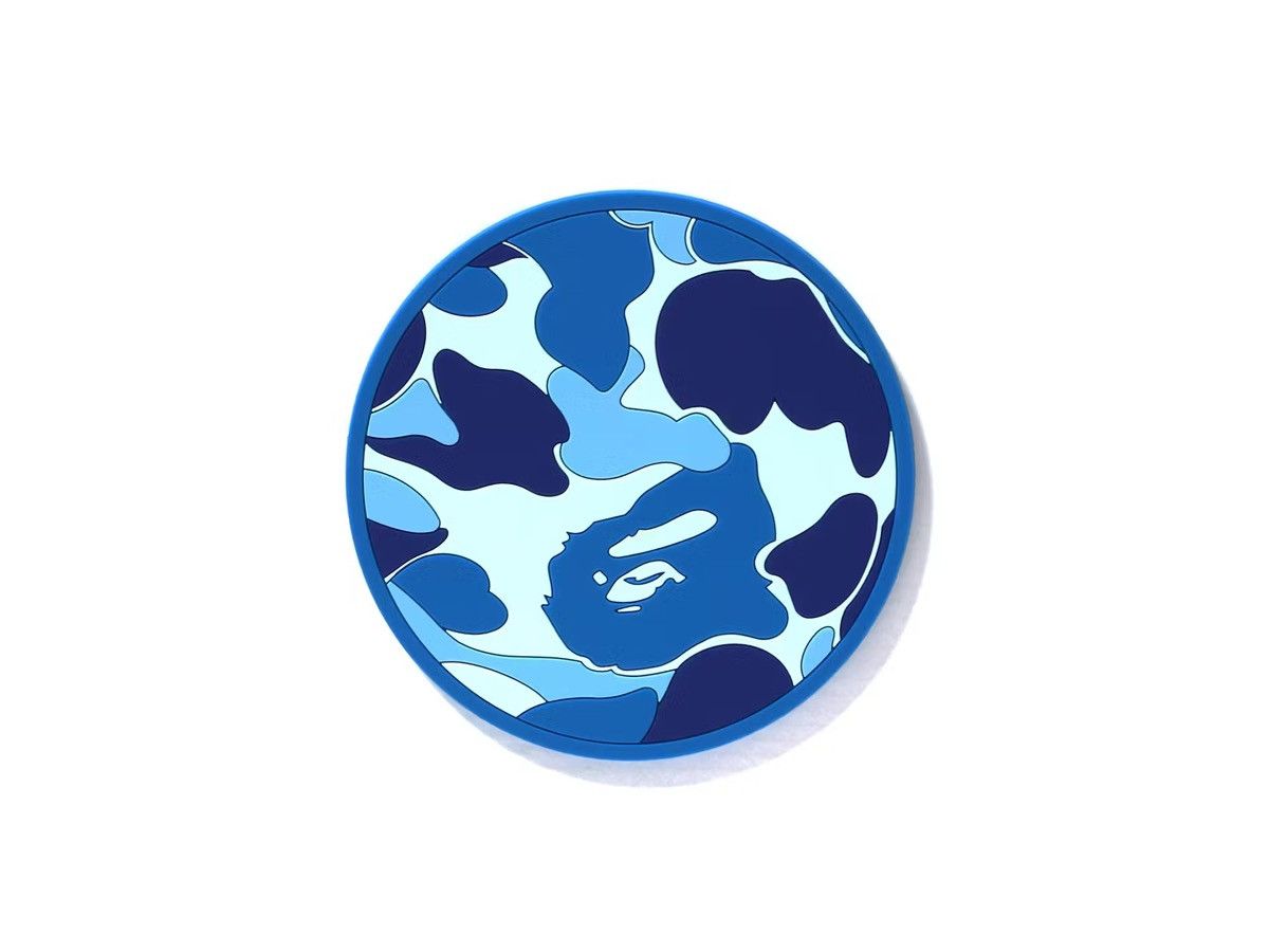 BAPE ABC Camo Rubber Coaster Blue