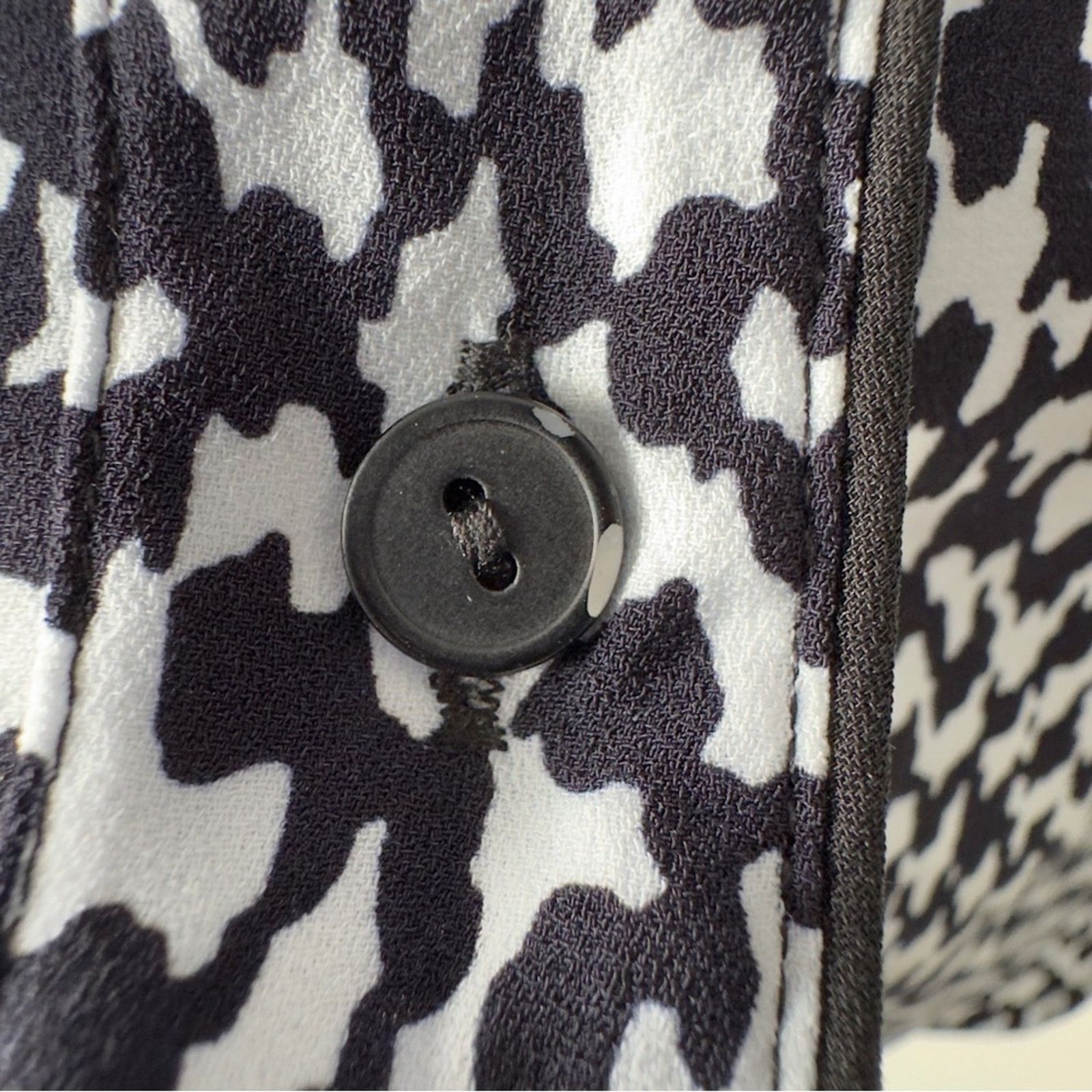 Theory Theory Long Sleeve Button Down Stylish Black and White Top M Size M / US 6-8 / IT 42-44 - 9 Thumbnail