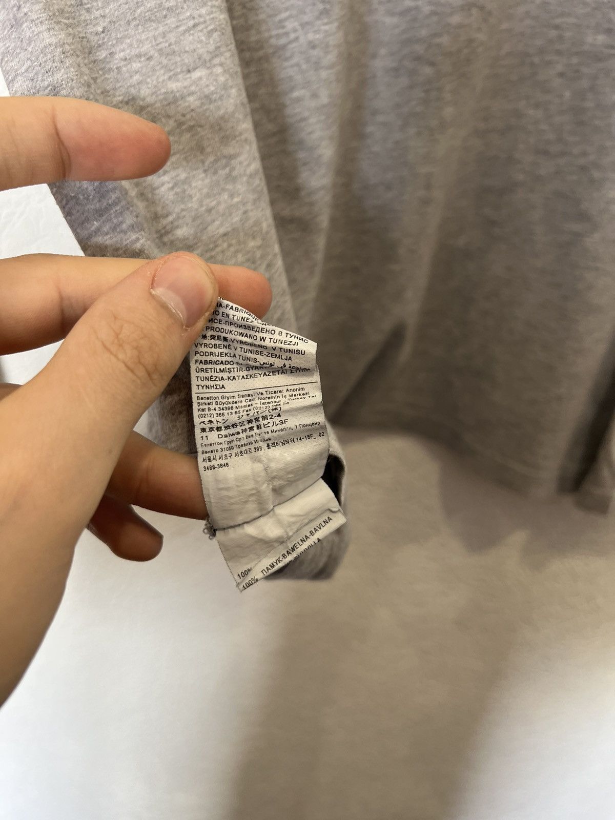 United Colors Of Benetton United Colors of Benetton Grey Longsleeve Road Size US S / EU 44-46 / 1 - 5 Thumbnail