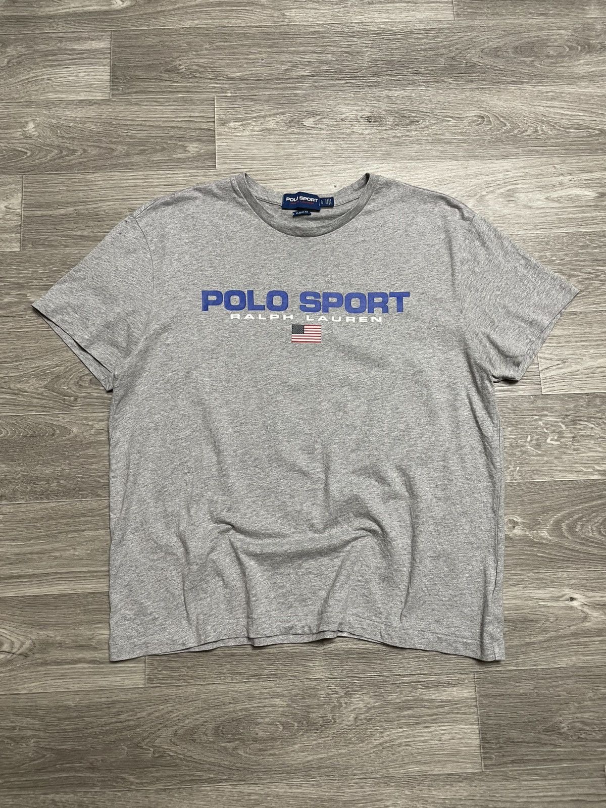 Polo Ralph Lauren Polo Sport By Ralph Lauren Gray T-Shirt Size US L / EU 52-54 / 3 - 1 Thumbnail