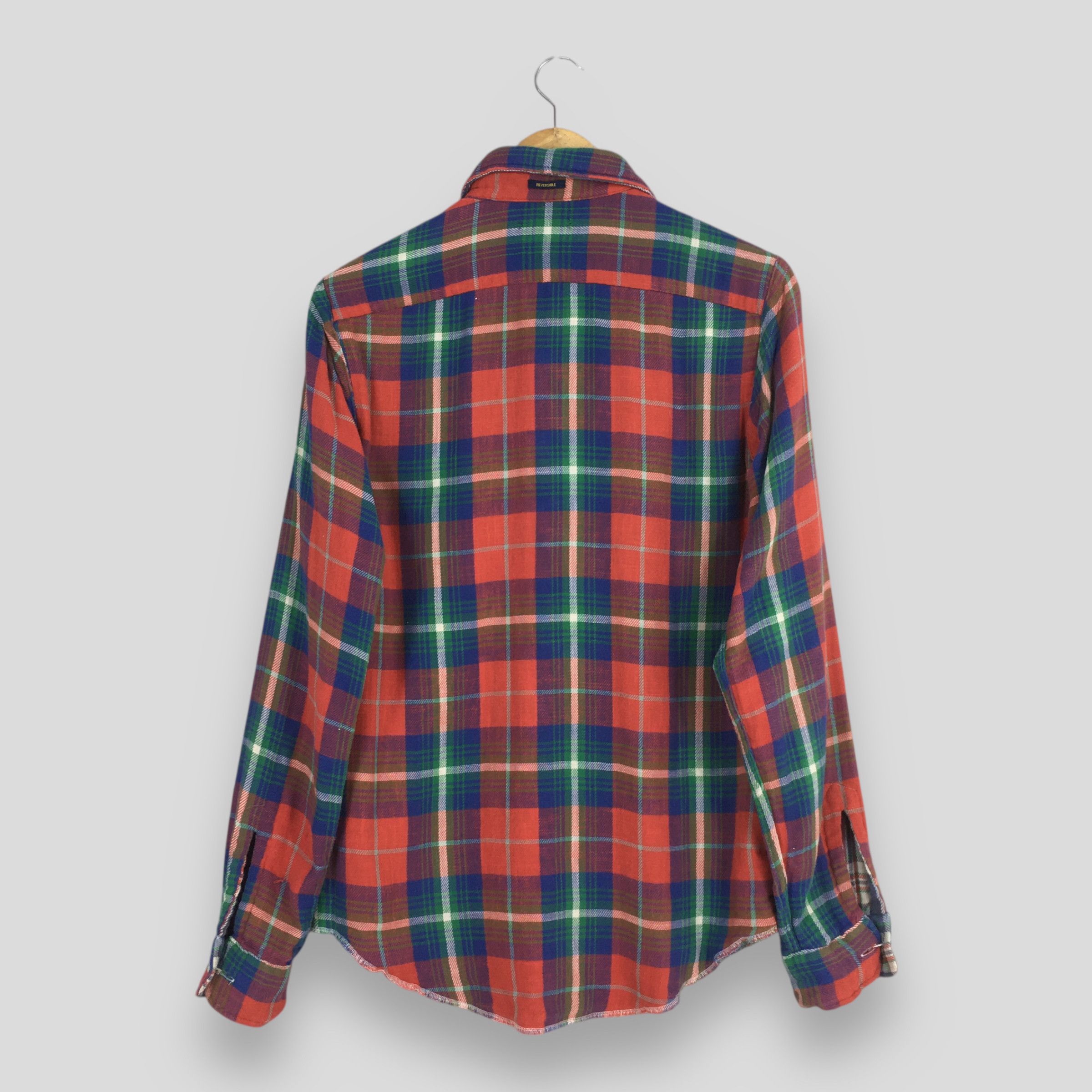 Vintage Vintage Reversible Checkered Red Western Shirt S Size US S / EU 44-46 / 1 - 5 Thumbnail