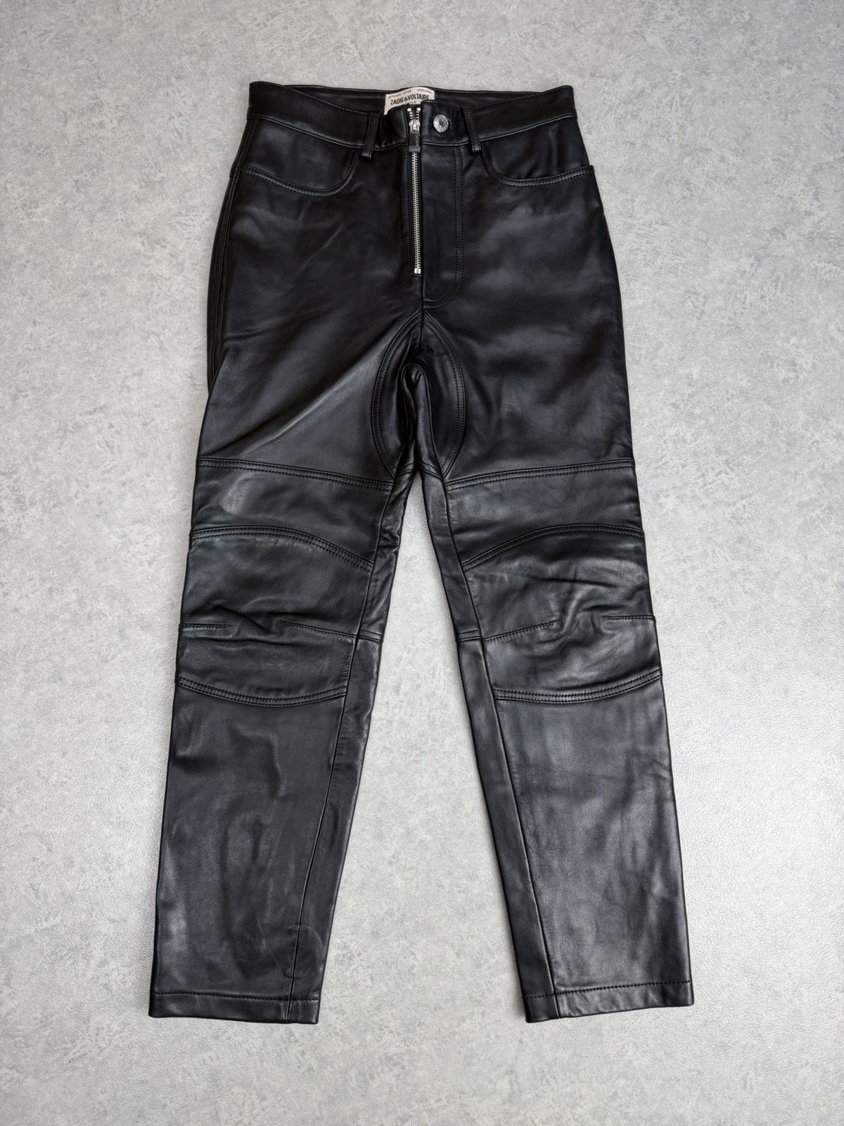 Zadig & Voltaire Zadig & Voltaire Punk Cuir Leather Pants Size 34 Size 24" / US 00 / IT 34 - 1 Thumbnail