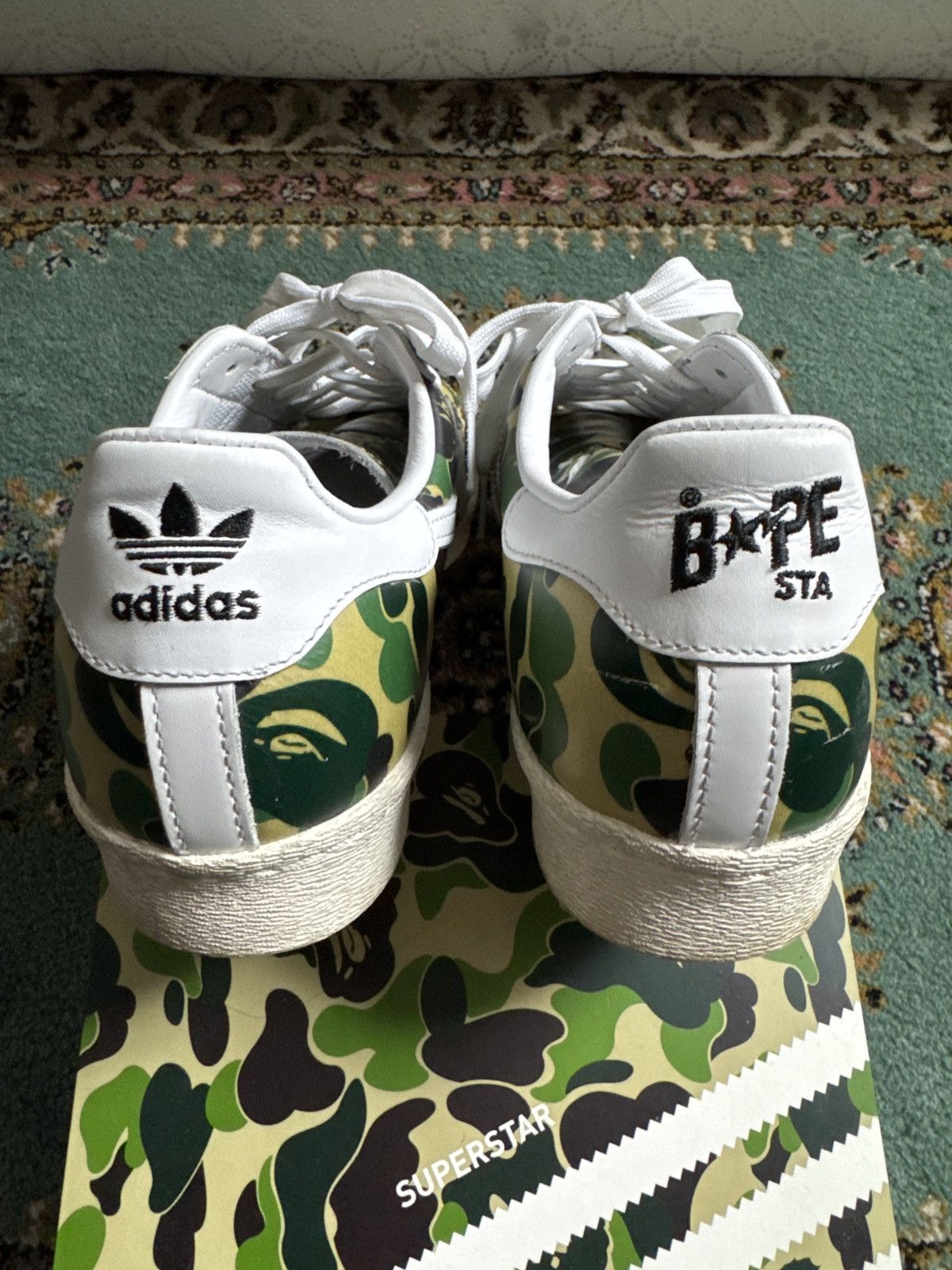 Adidas Adidas Superstar BAPE ABC Camo Size US 10 / EU 43 - 5 Thumbnail