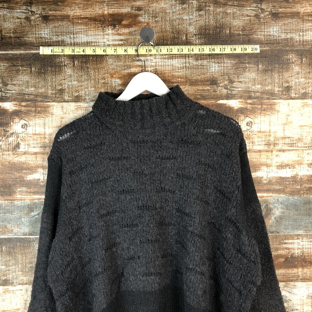 Homespun Knitwear × Japanese Brand Linea Piu japan Grey ripped Knitwear #A1731 Size US M / EU 48-50 / 2 - 2 Thumbnail