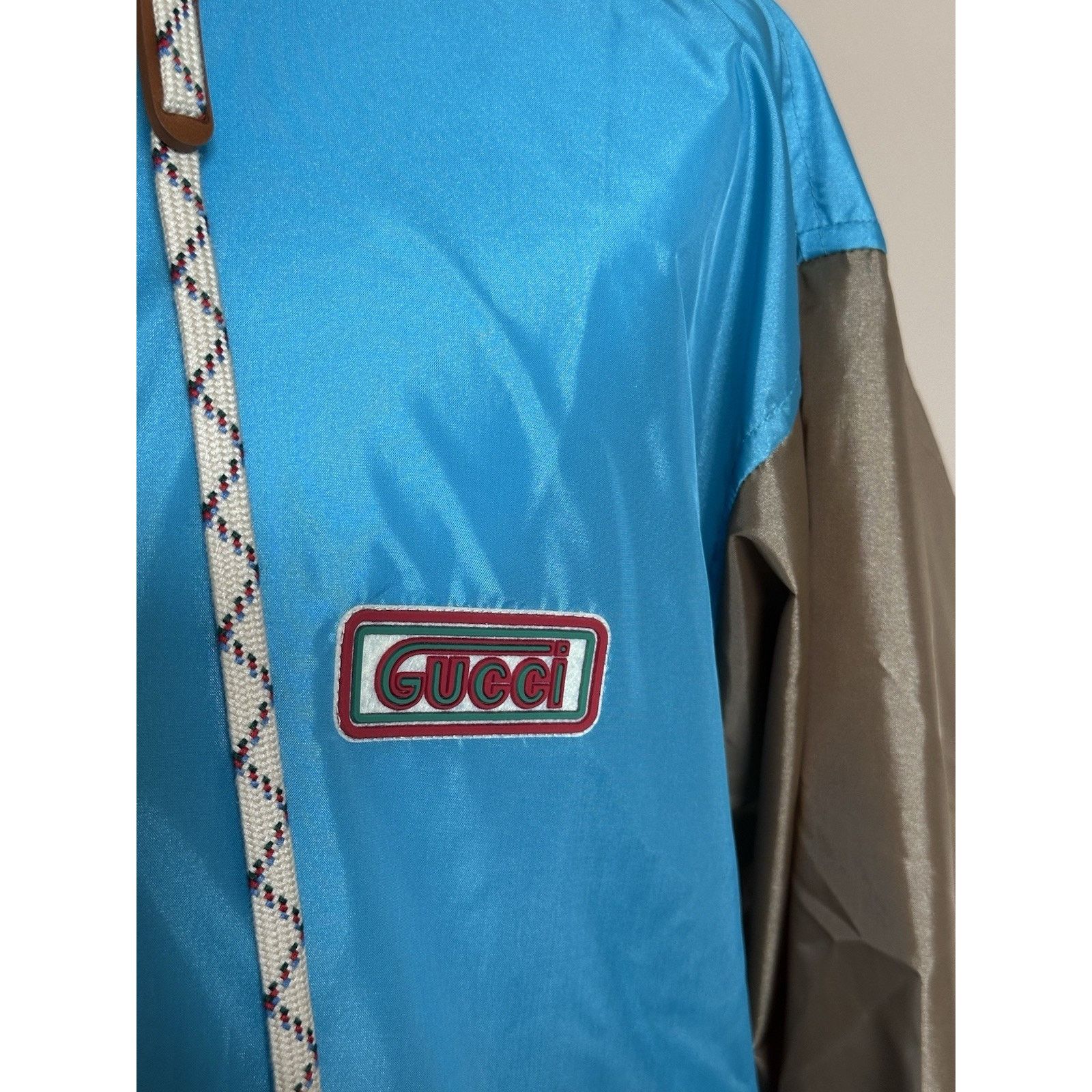 Gucci Gucci Nylon Blouson Jacket with Hoodie 40 US 740572 Size US L / EU 52-54 / 3 - 6 Thumbnail
