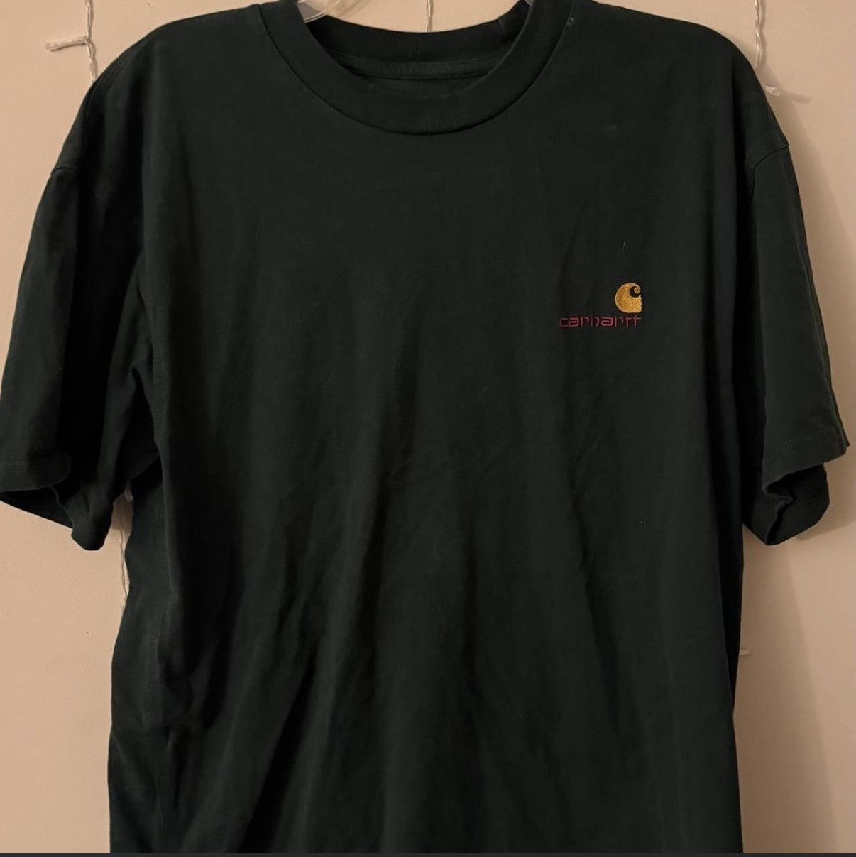 Carhartt Wip Carhartt WIP Hunter Green Tee Size US L / EU 52-54 / 3 - 1 Thumbnail