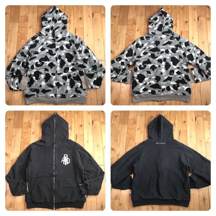 Bape reversible online hoodie