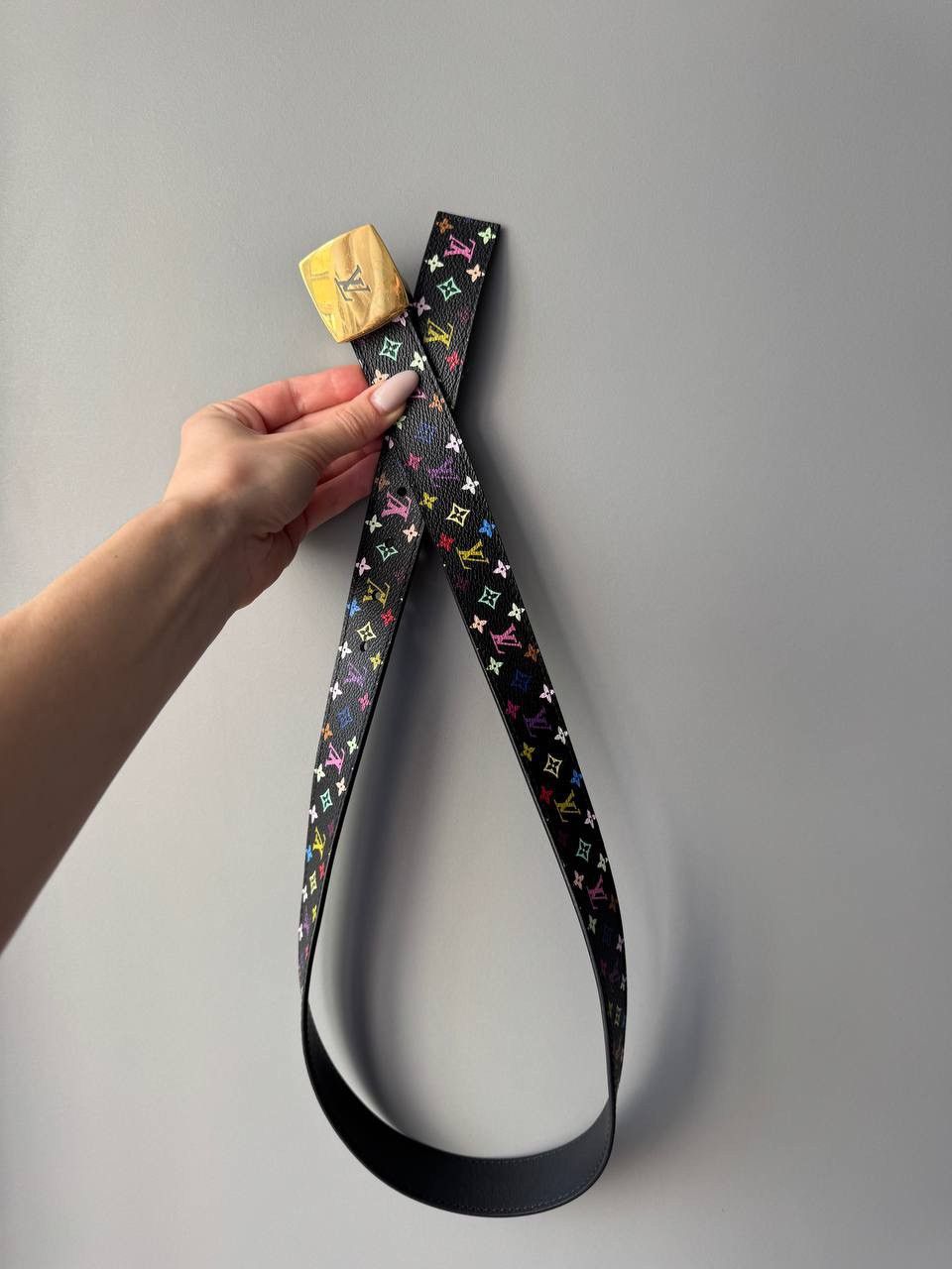 Louis Vuitton × Takashi Murakami Louis Vuitton x Takashi Murakami Monogram Multicolor Belt Size ONE SIZE - 9 Thumbnail