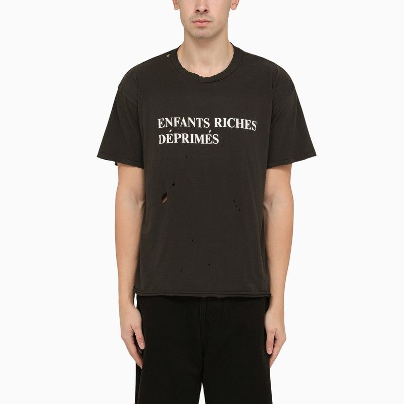 Enfants Riches Deprimes Enfants Riches Deprimes Black Crew-Neck T-Shirt ...
