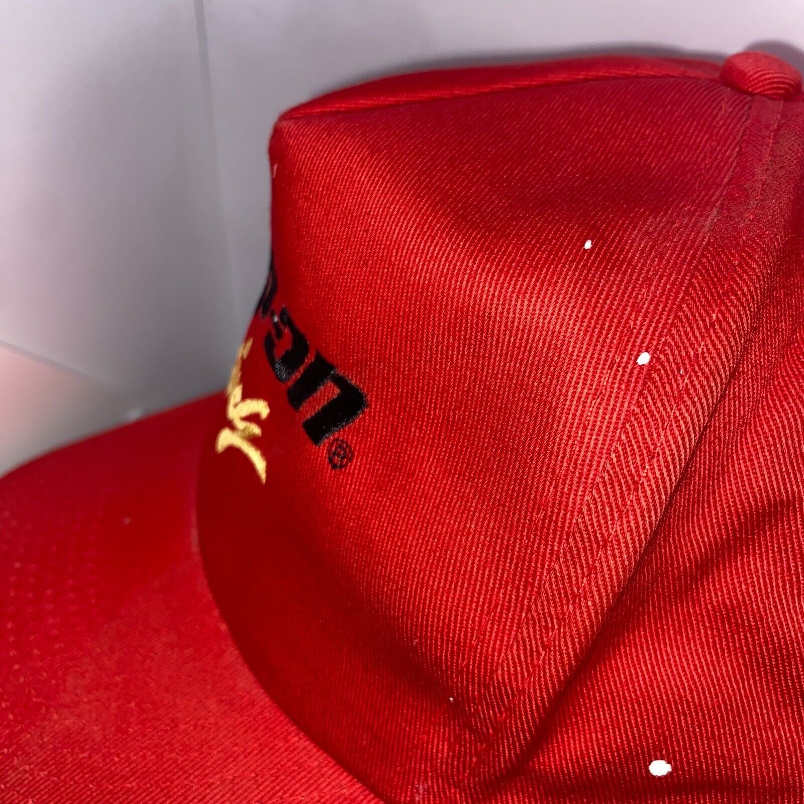 Vintage Vintage Snap-On Racing Snapback Hat Red Cap Size ONE SIZE - 4 Thumbnail