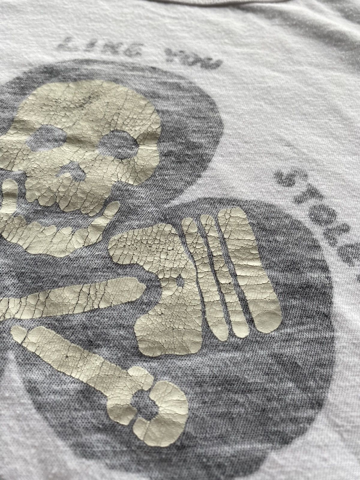 Lucky Brand 🔥Lucky Brand California Moto Racing Skull white tee L Size US L / EU 52-54 / 3 - 3 Thumbnail