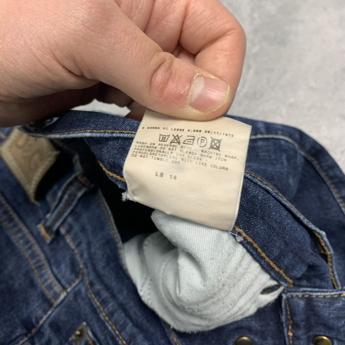 Dolce & Gabbana Men’s Dolce&Gabbana Navy Blue Jeans Size 48 Made In Italy Size US 34 / EU 50 - 13 Thumbnail