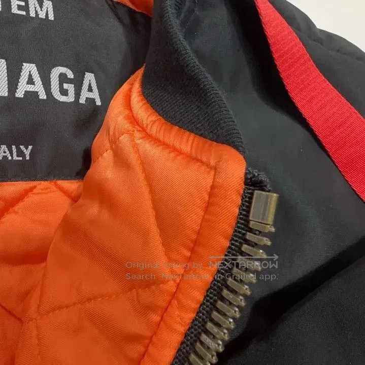 Balenciaga Balenciaga NASA Logo Flight Jacket in Black. Size US L / EU 52-54 / 3 - 7 Thumbnail