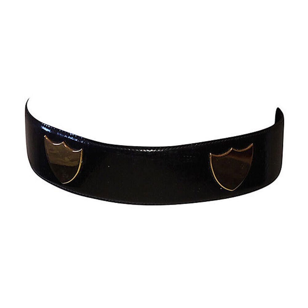 Paloma Picasso Paloma Picasso Leather Shield Belt Size ONE SIZE - 2 Thumbnail