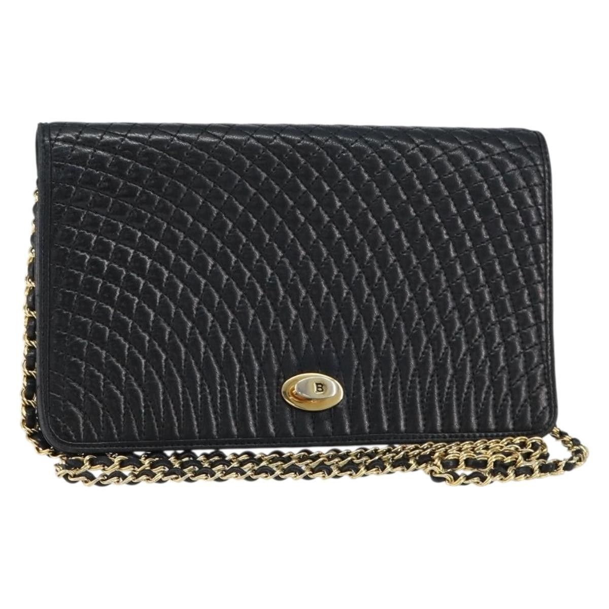Bally Bally Vintage Chain Quilted Leather Size ONE SIZE - 1 Thumbnail
