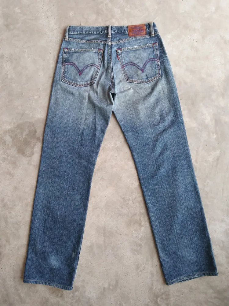 Levi's Vintage Levi's Jeans 502 Distressed Denim 30x31 Size US 30 / EU 46 - 2 Thumbnail